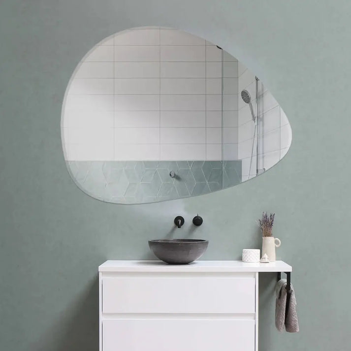 Modern Asymmetrical Wall Mirror