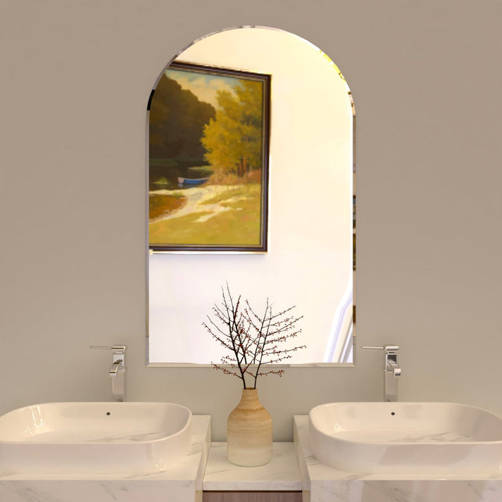 Modern Arched Bathroom Mirror