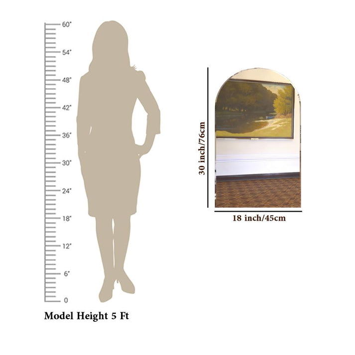 Modern Arched Bathroom Mirror