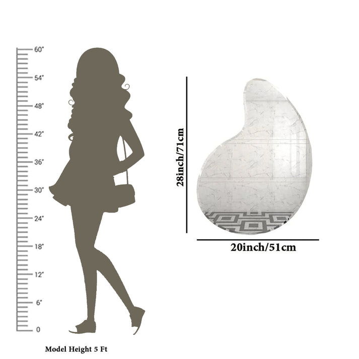 Modern Abstract Bathroom Mirror