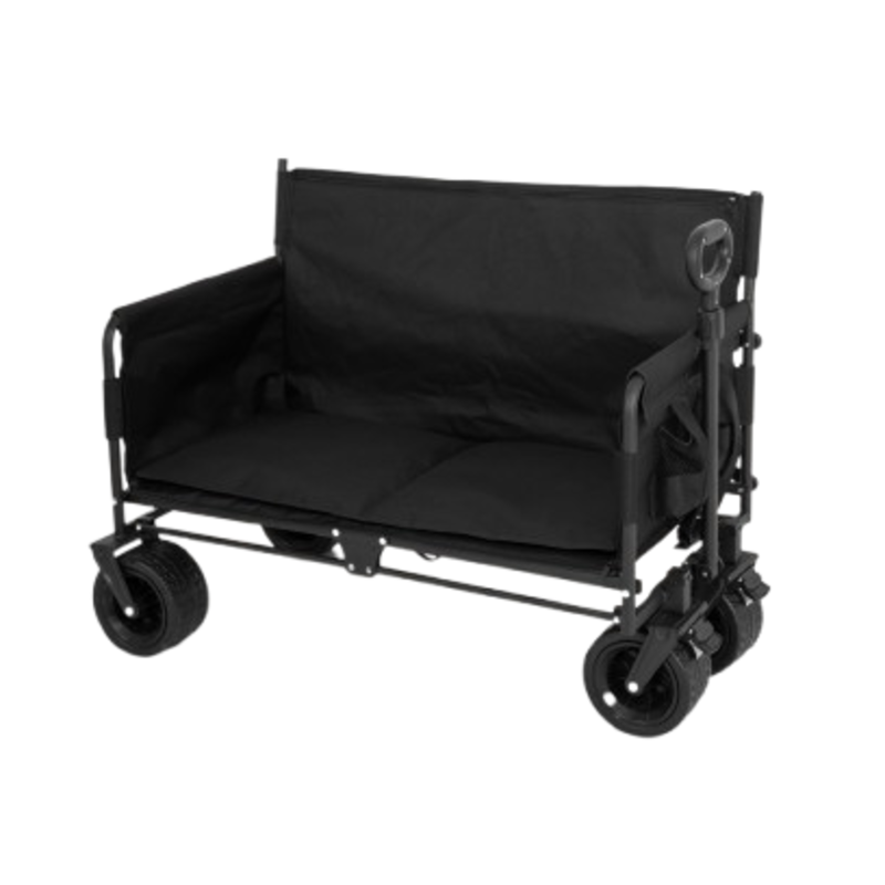 Folding Utility Wagon with Bench Seat