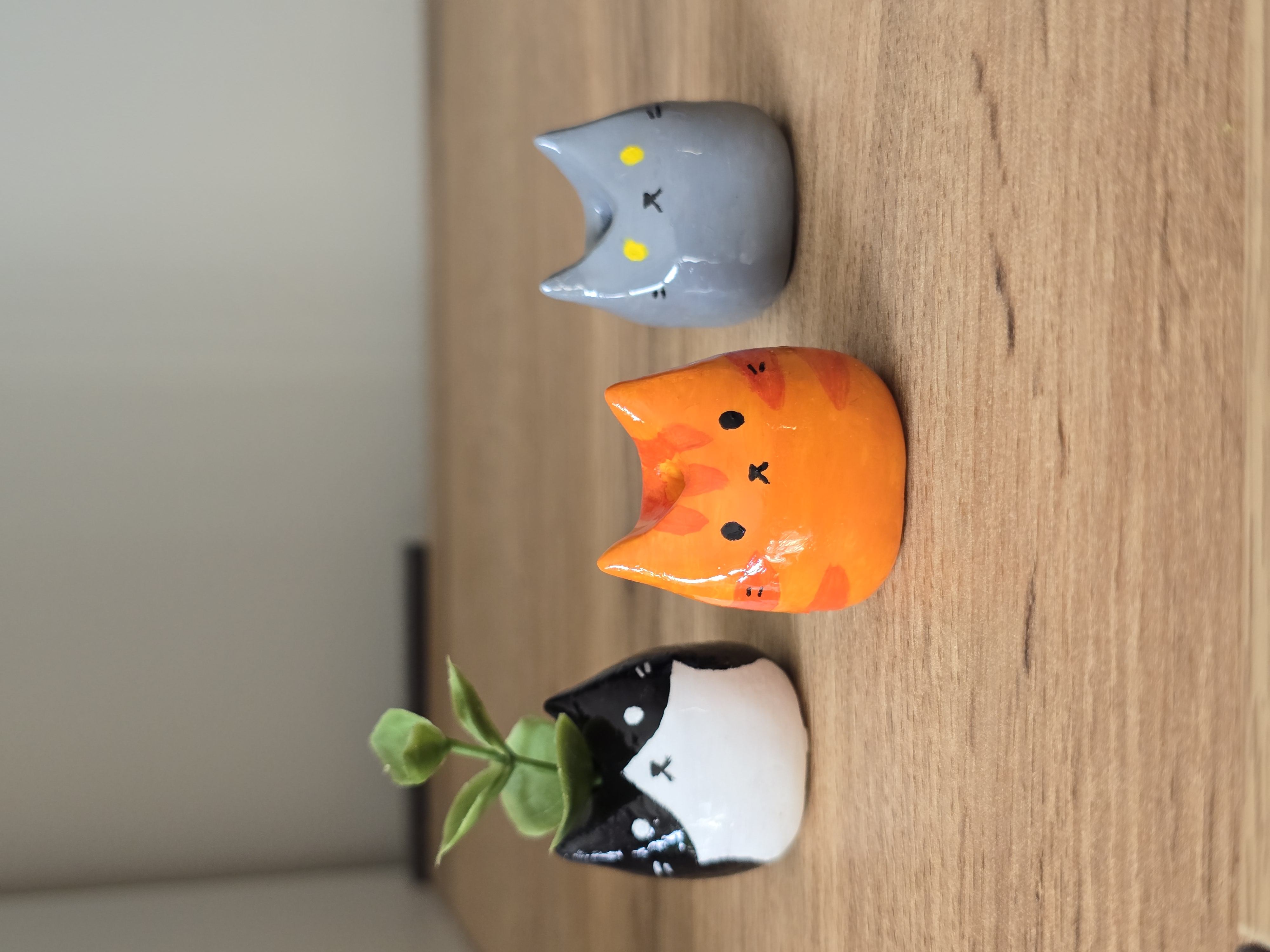 Orange Cat Vase