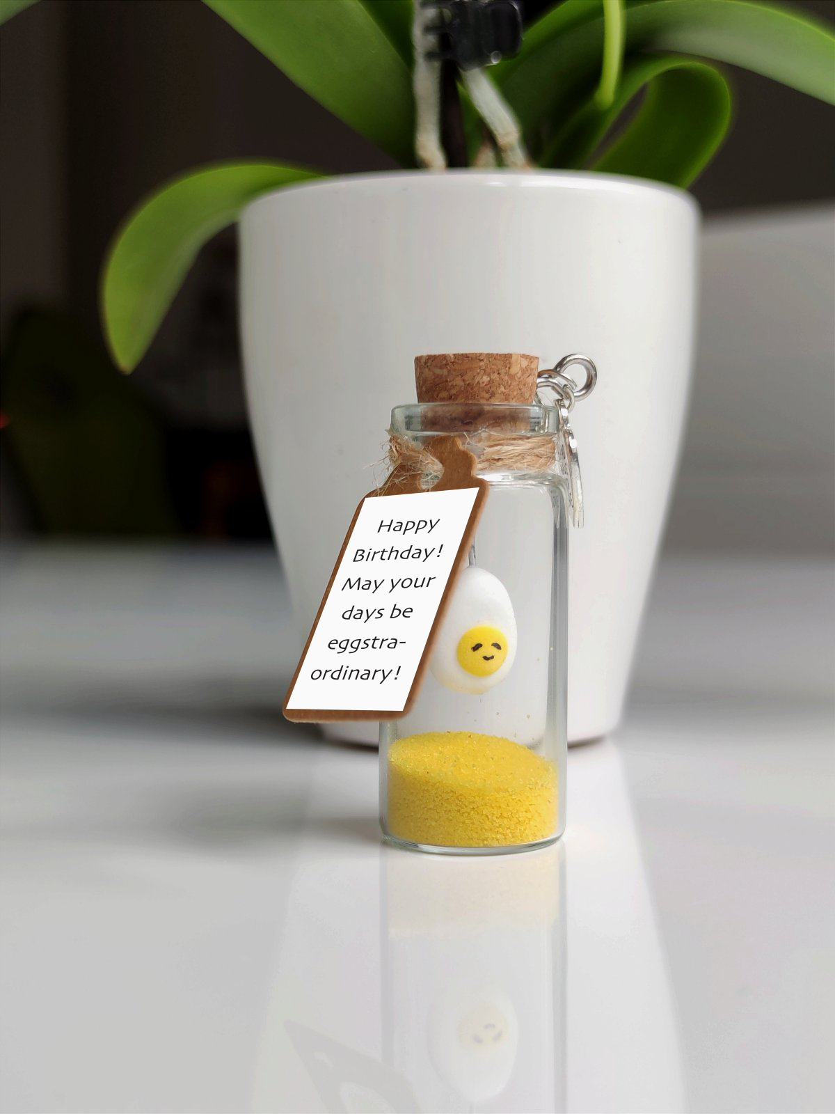 Tiny Egg in a Pod with Personalized Message
