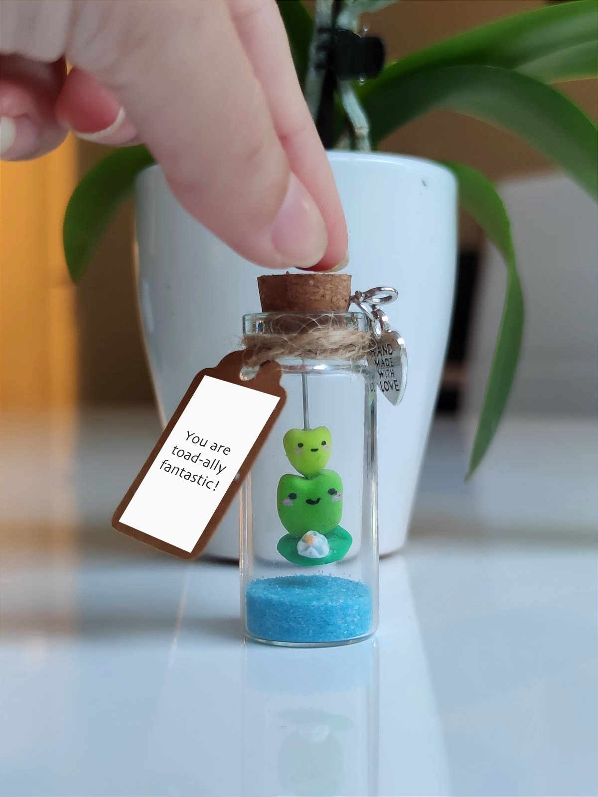 Frog in a Pod with Custom Wish