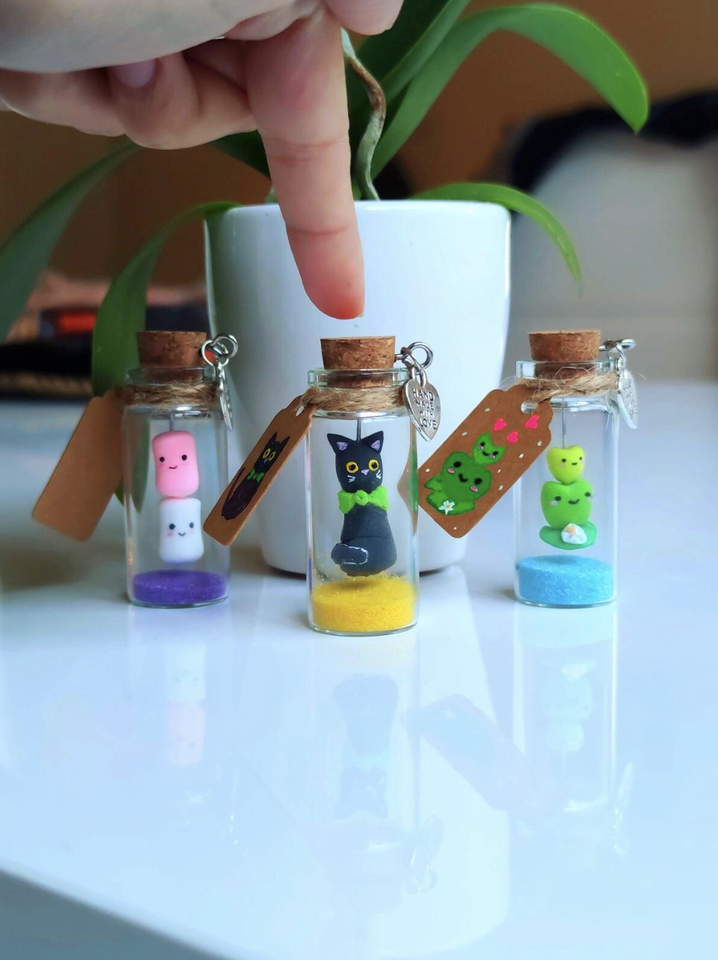 Cat in a Bottle with Custom Message