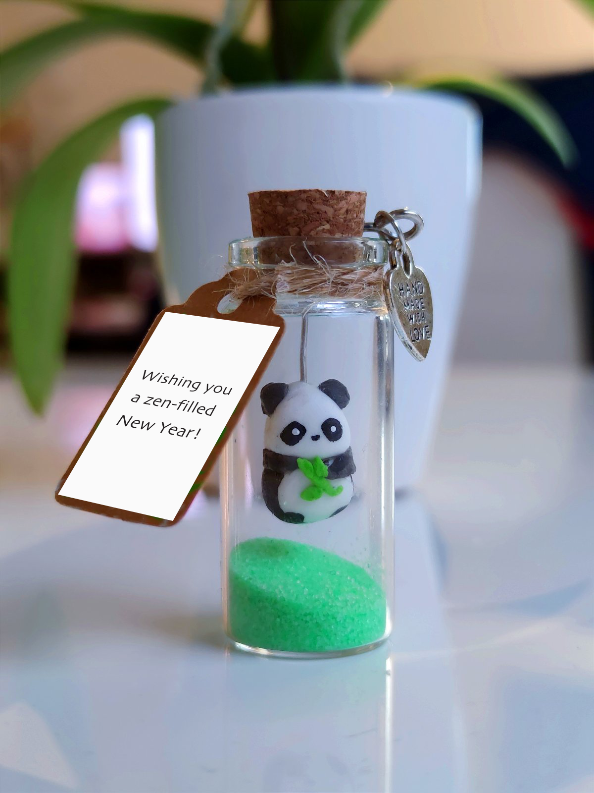Panda in a Pod with Custom Wish