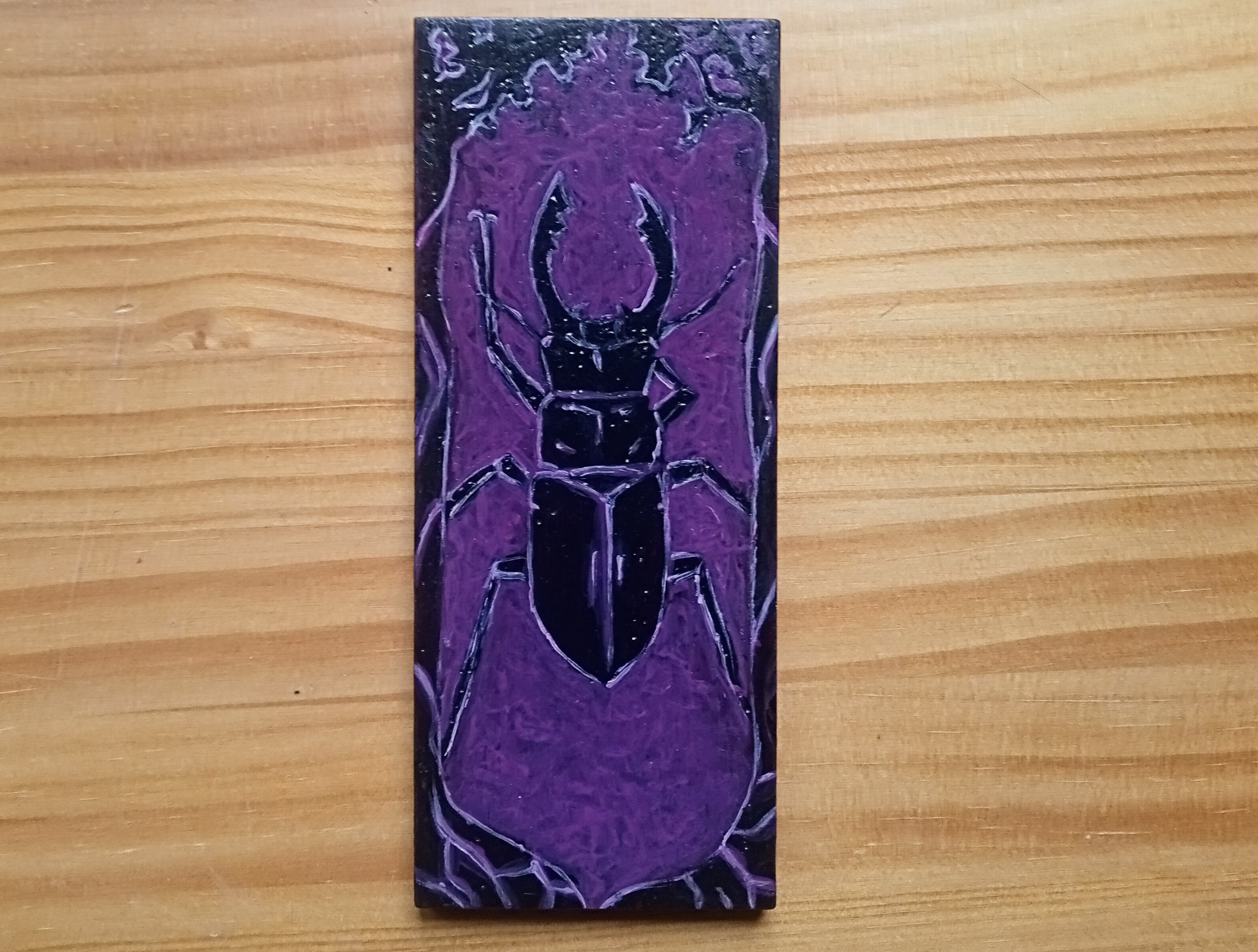 Tablilla de vacaloura. Lucanus cervus