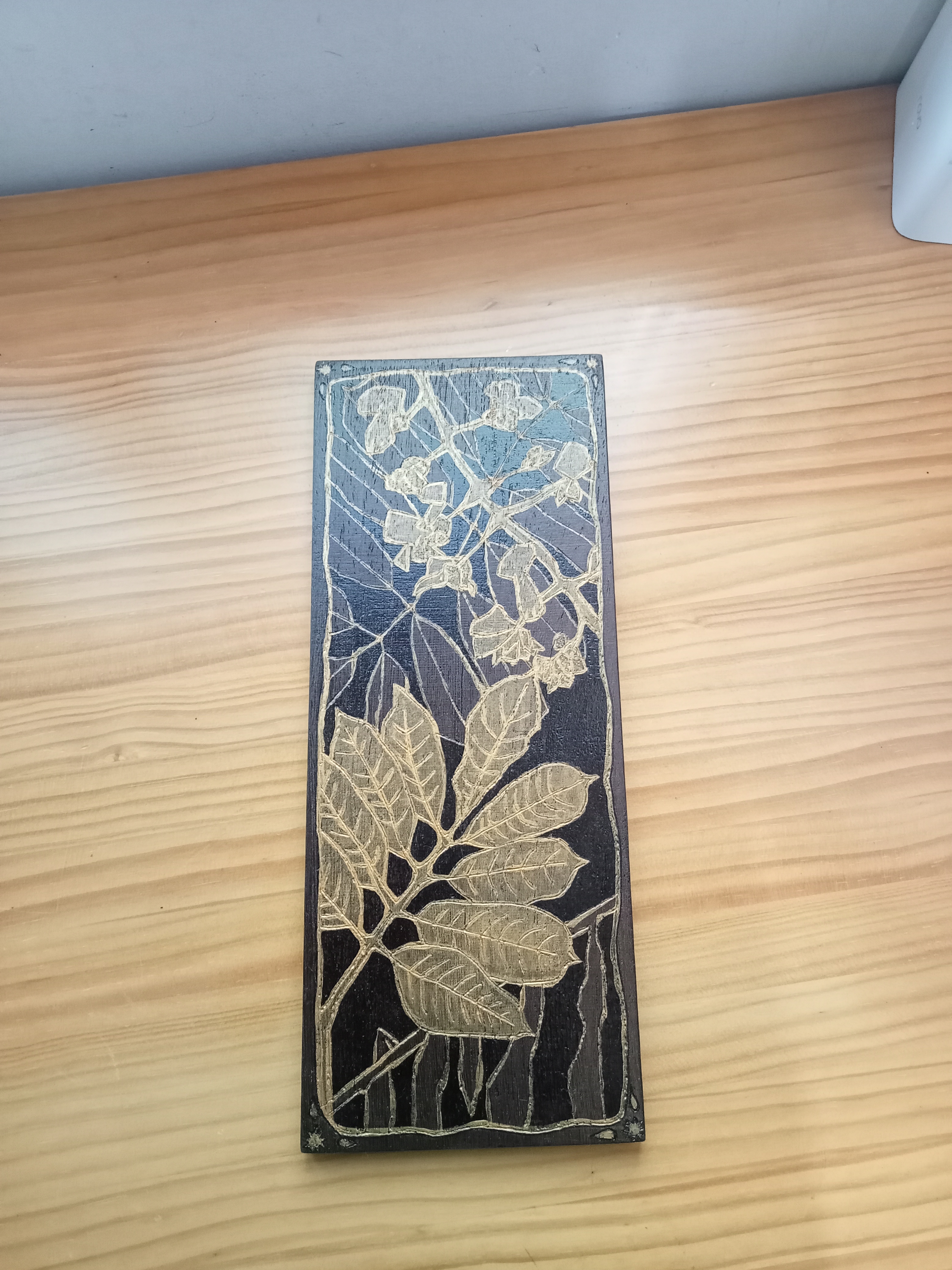 Tabla de madera wengué