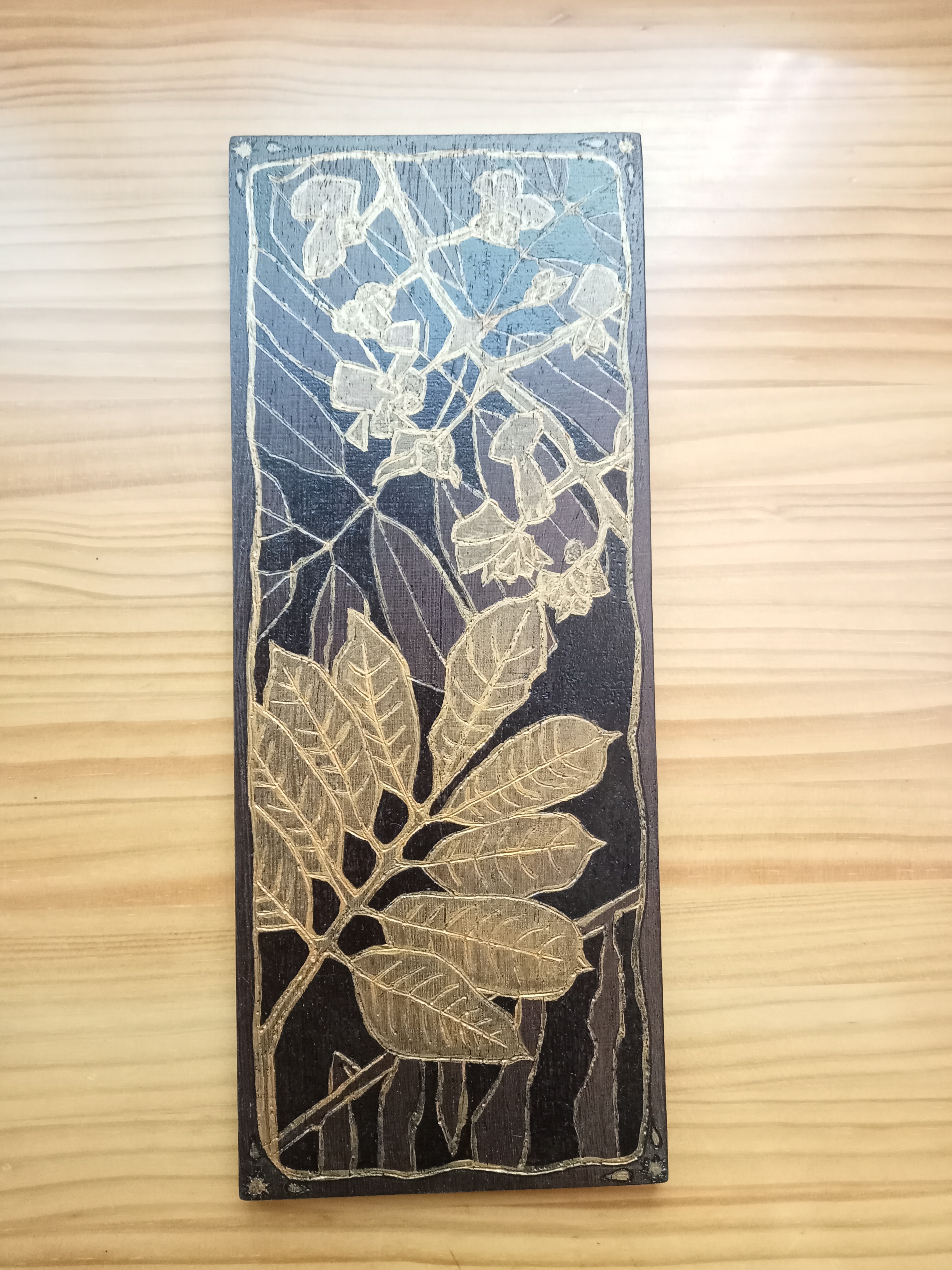 Tabla de madera wengué