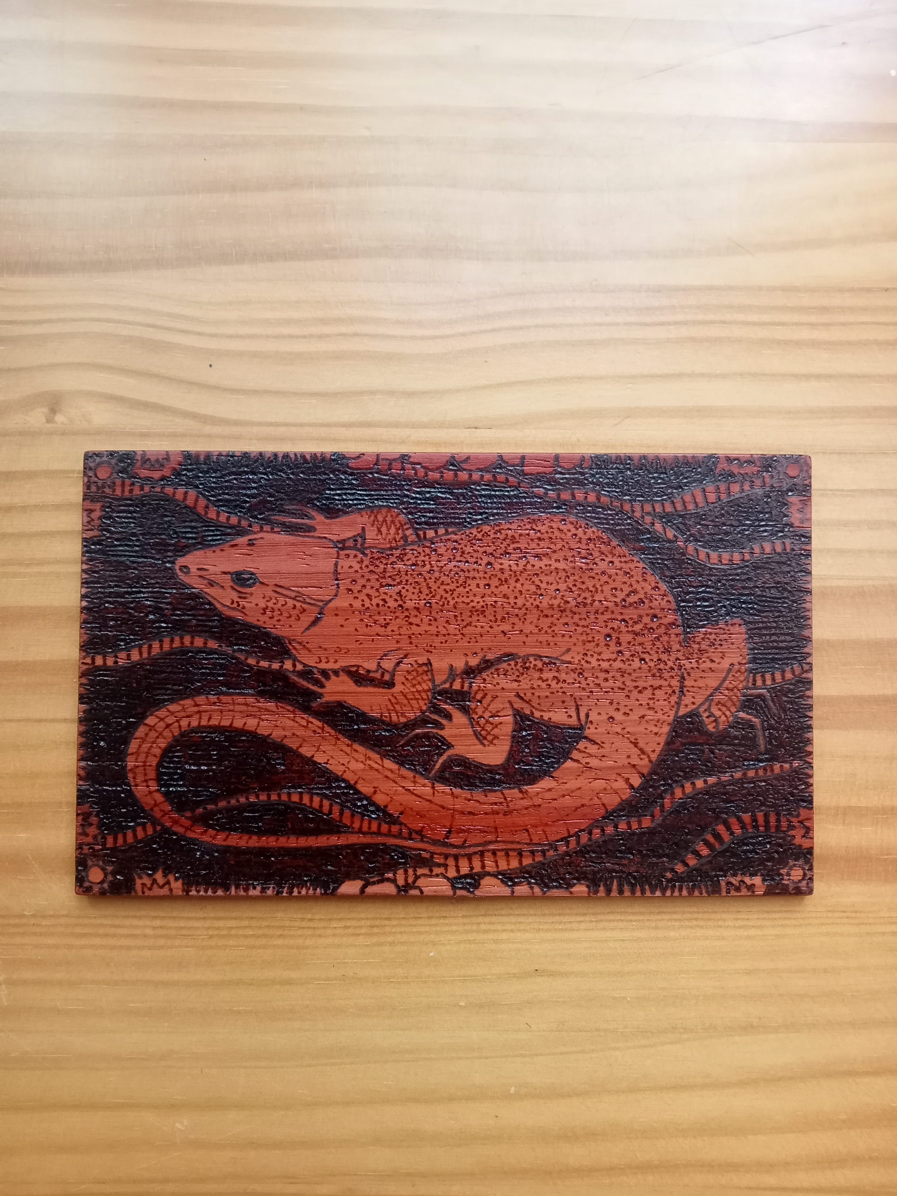 Tablilla de Lagarto ocelado. Timon lepidus