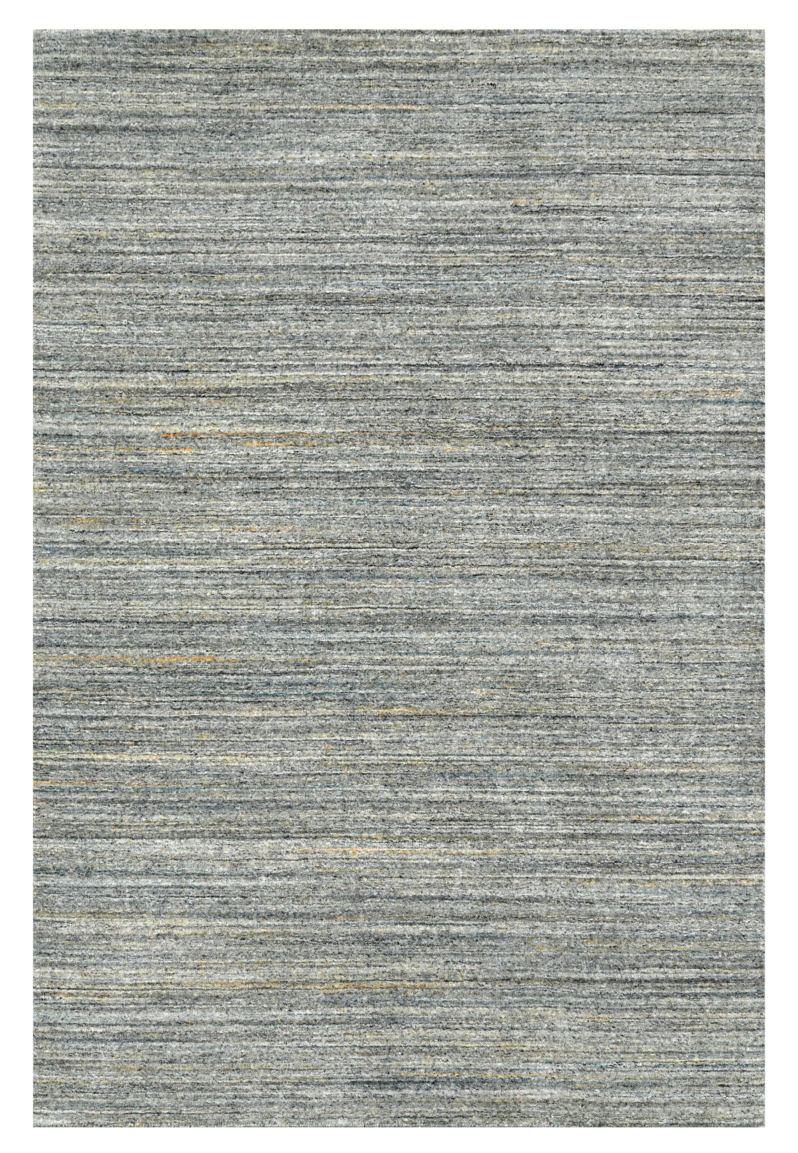 Contemporary rug with subtle striped pattern