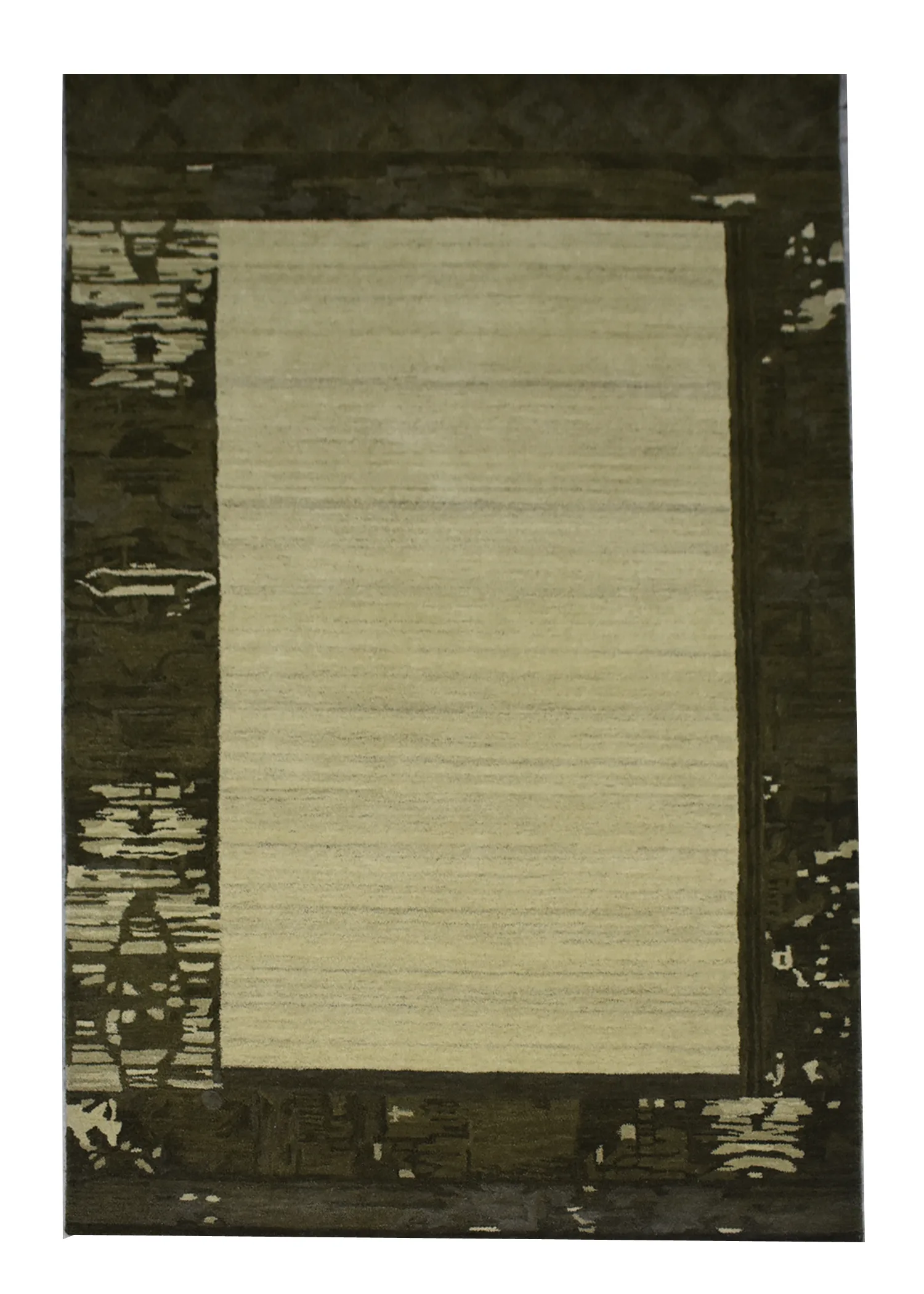 Handtufted Rectangular Wool Rug