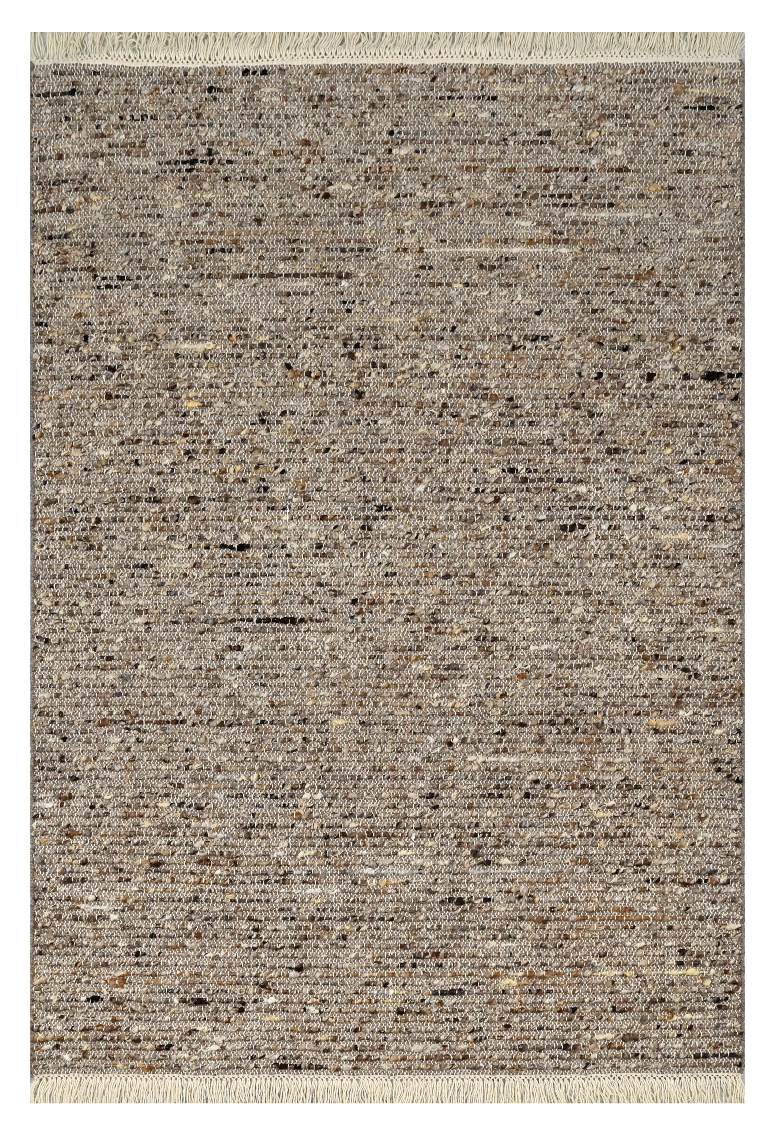 Handwoven Brown Flatweave