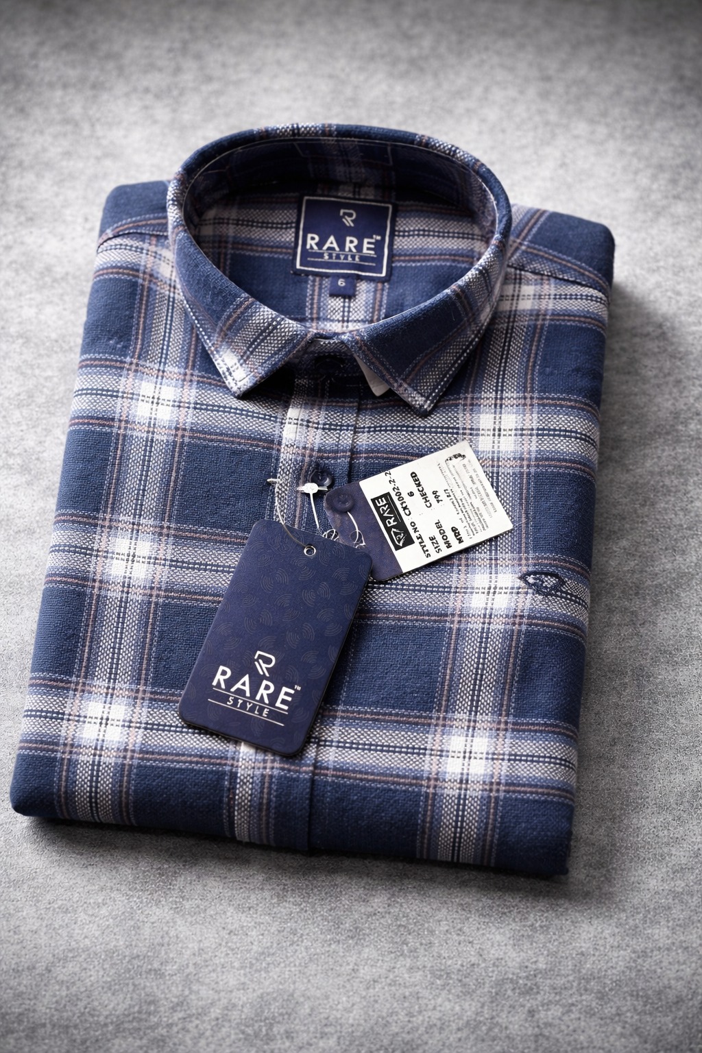 Rare Wear Men's Plaid Shirt