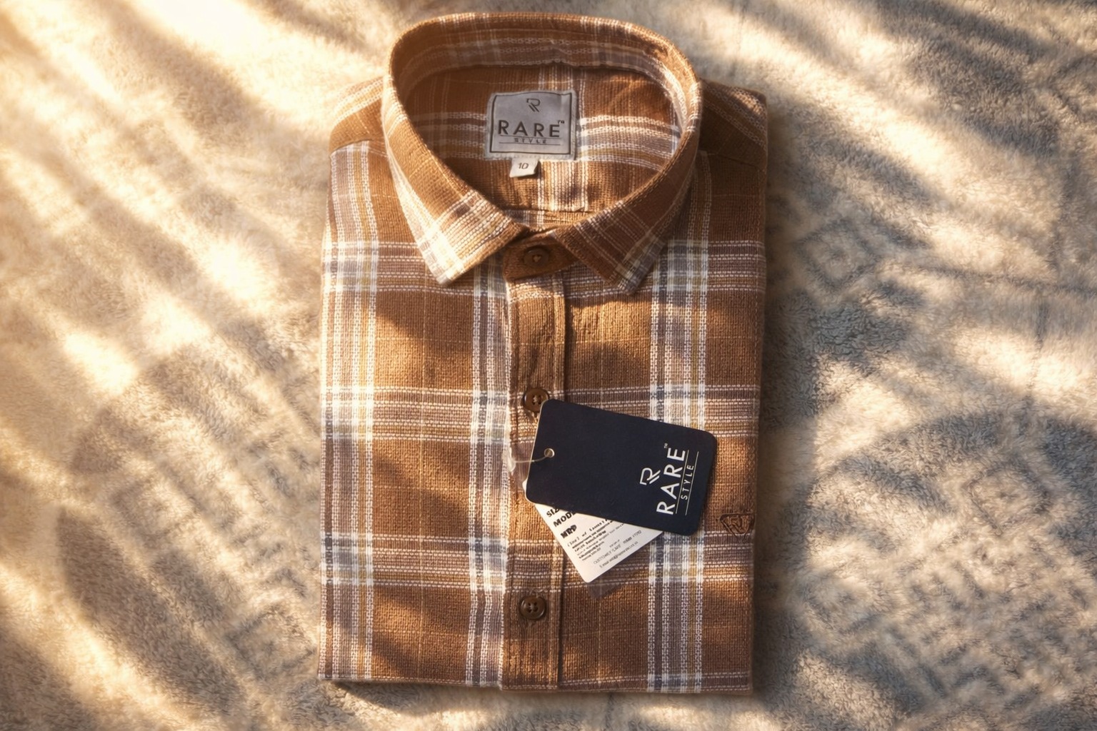 Brown Checked Shirt