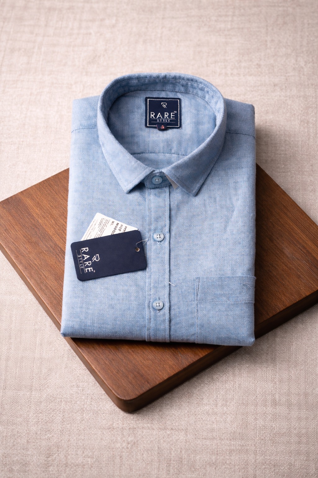 Men's Formal Light Blue Shirt