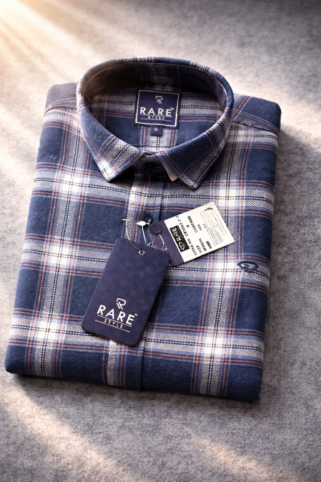 Rare Wear Men's Plaid Shirt