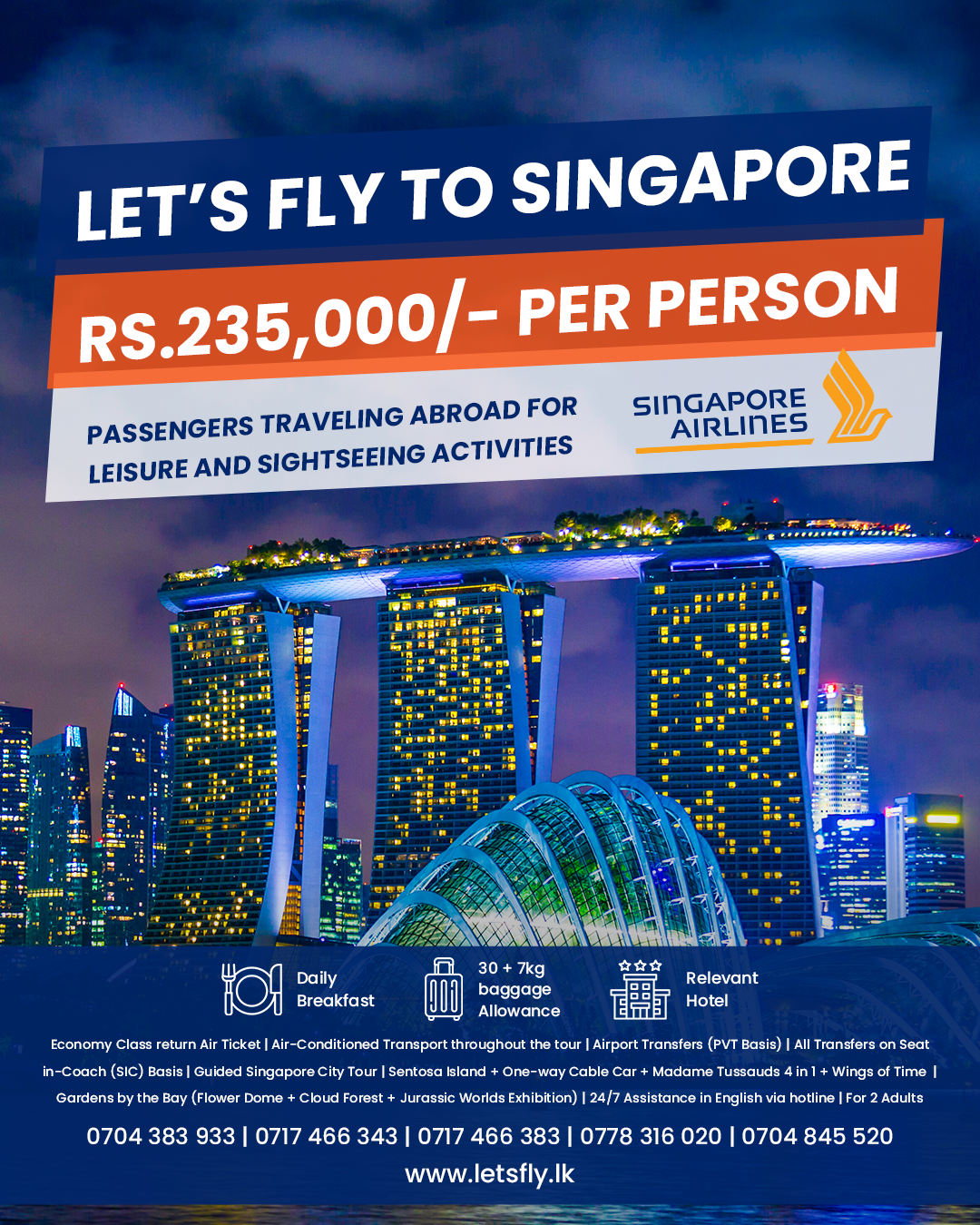 Singapore Airline Tour Package