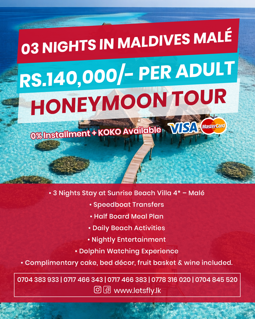 3 magical nights in Maldives – Malé