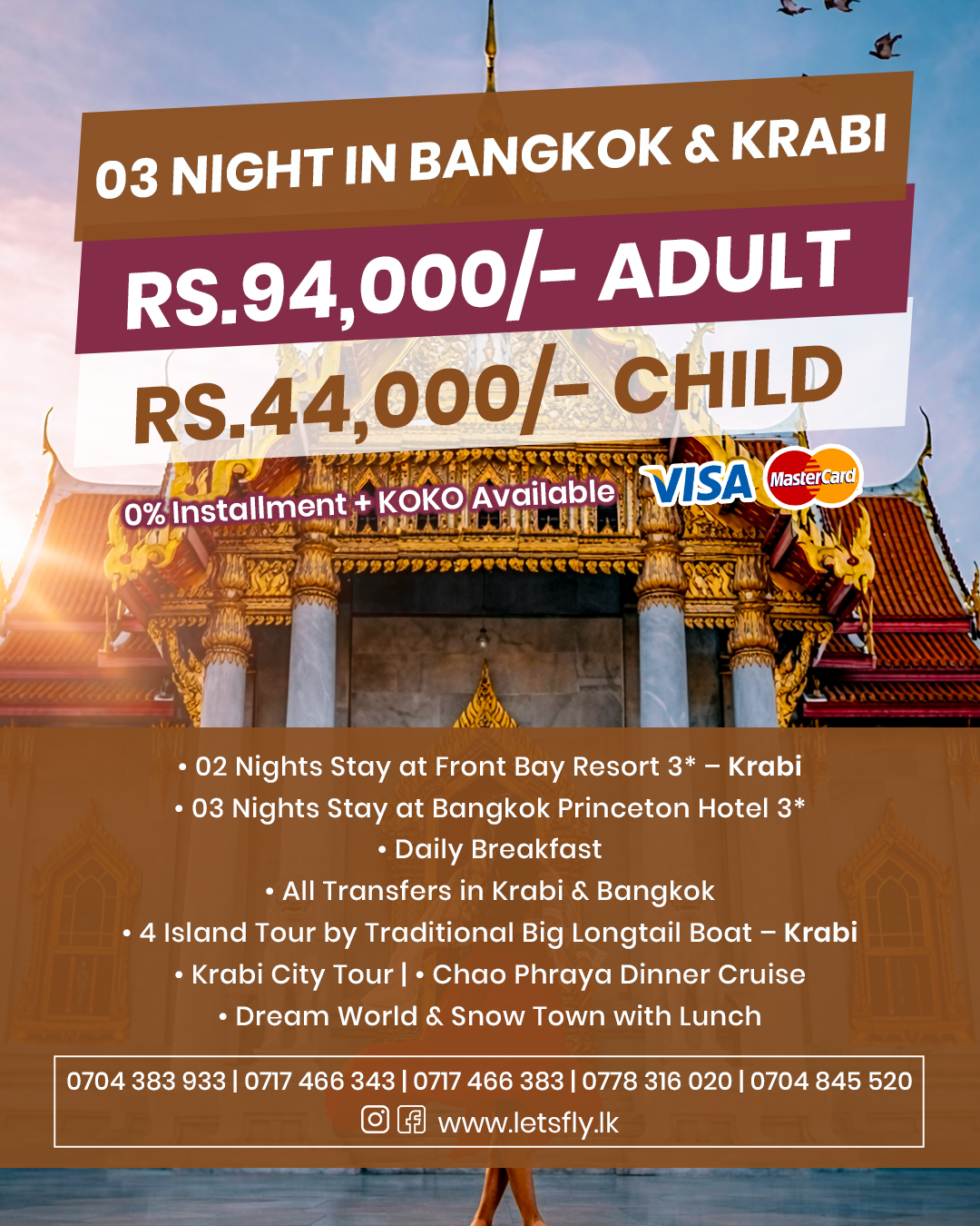 Bangkok & Krabi Holiday Deal