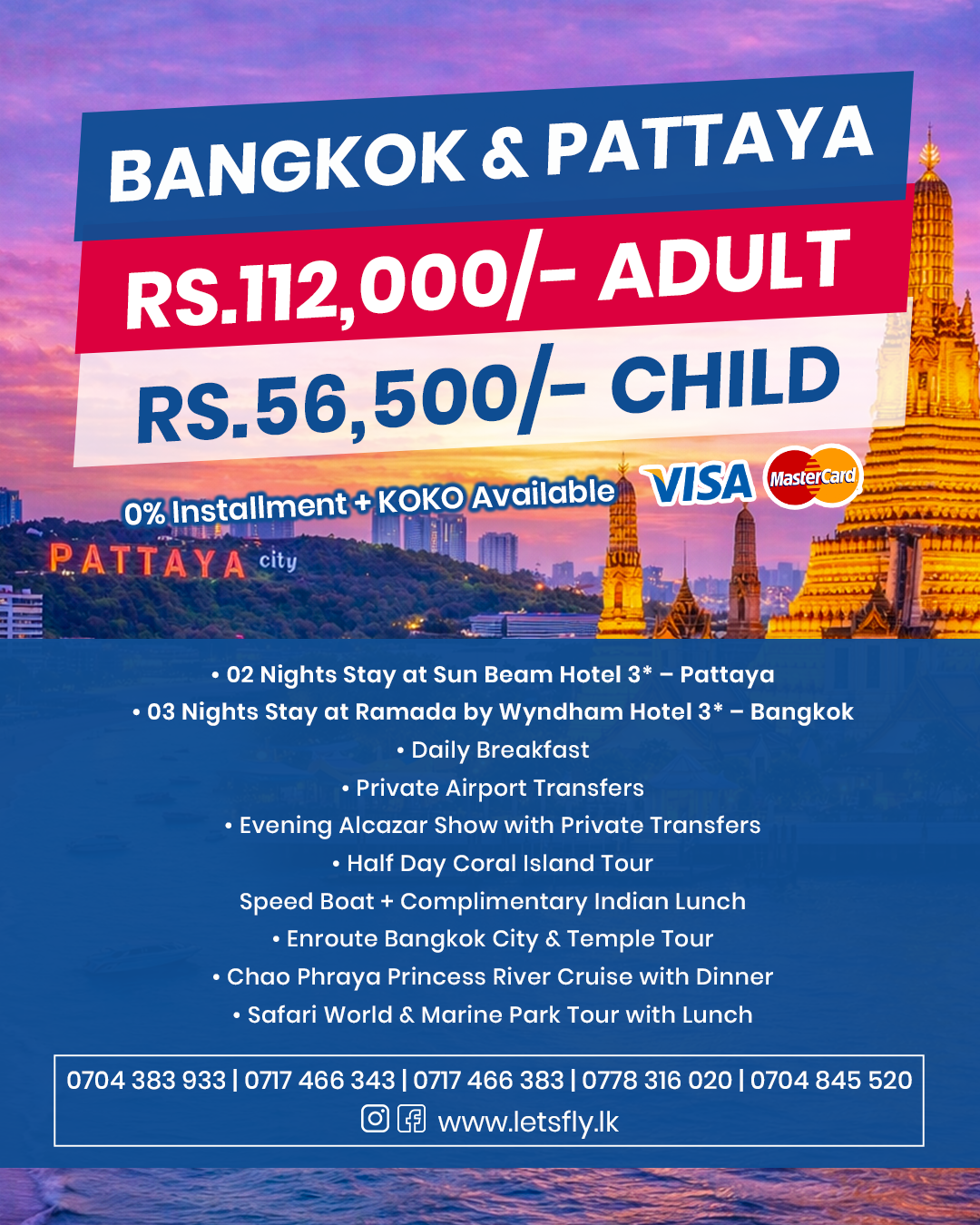 Bangkok & Pattaya Tour Package