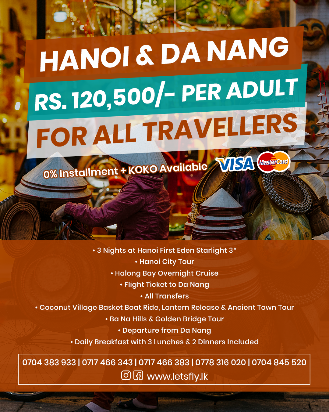 3 Nights in Hanoi & Da Nang