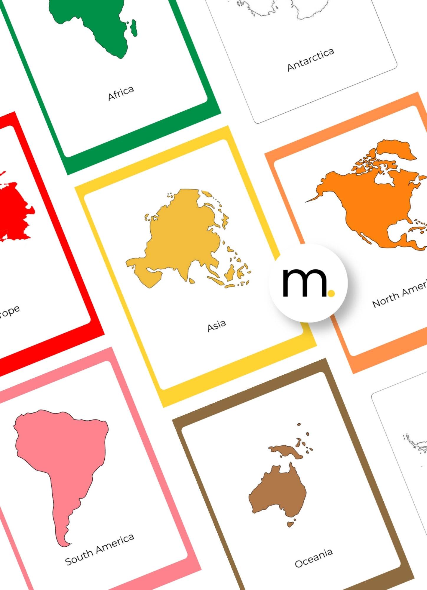 Geography Folders — The Complete Set · 7 Continents