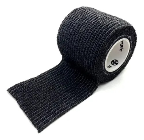 Venda elástica adhesiva negra