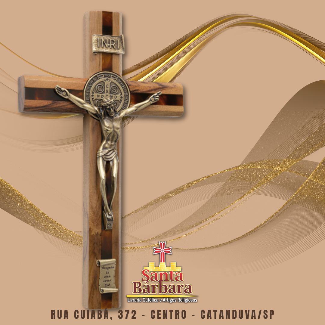 Crucifixo Madeira SB Luxo