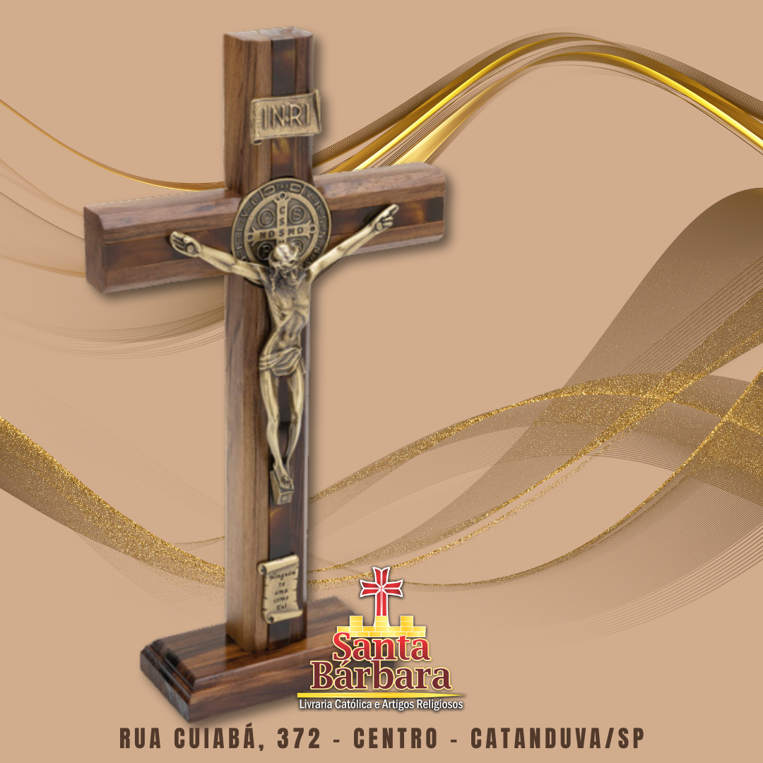 Crucifixo Madeira SB Luxo