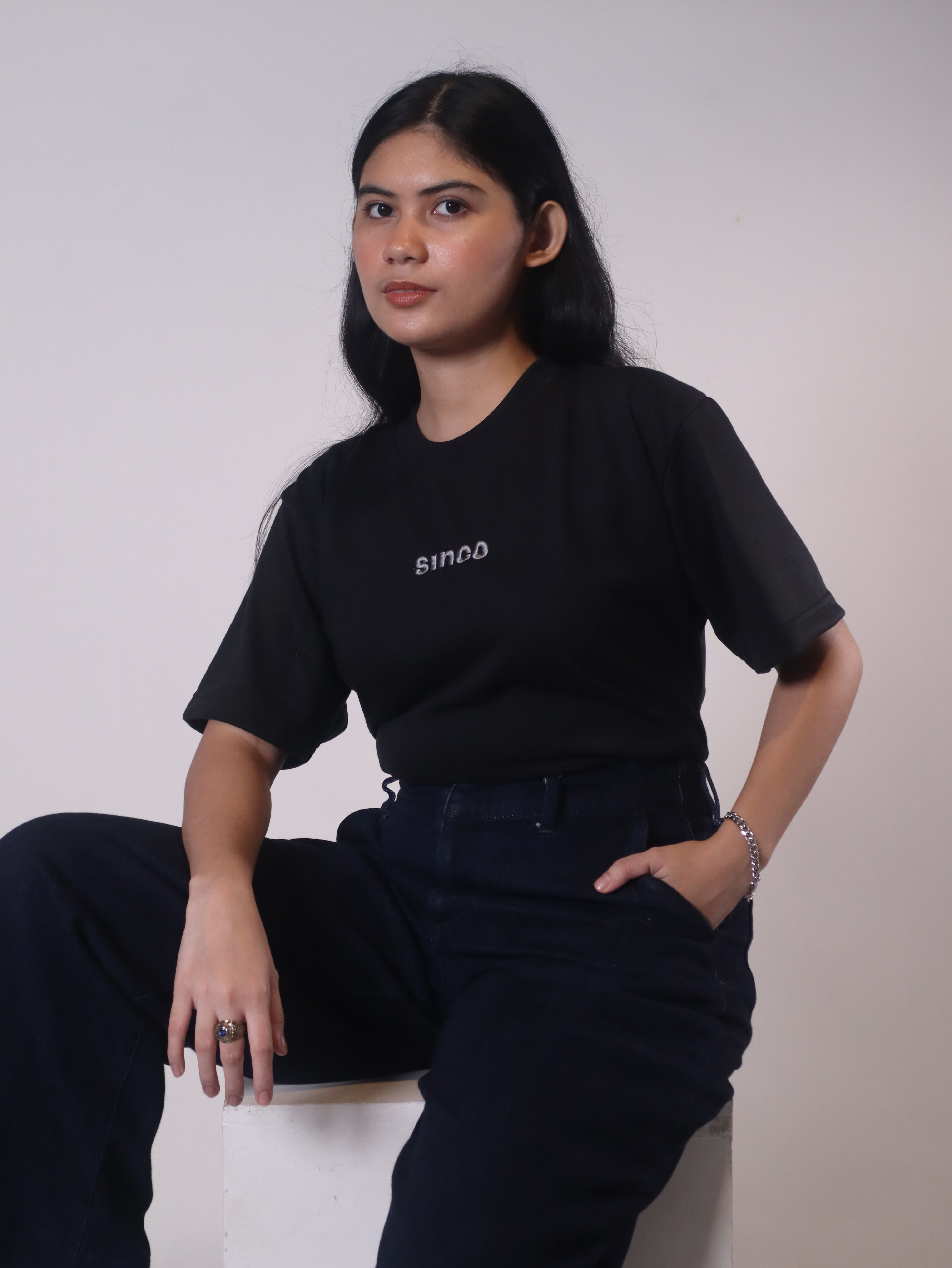 "Origins" French Terry - Black