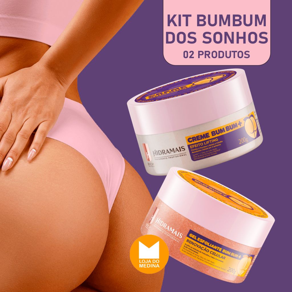 Hidramais BUMBUM Cream - كريم بوم بوم البرازيلي لشد المؤخرة