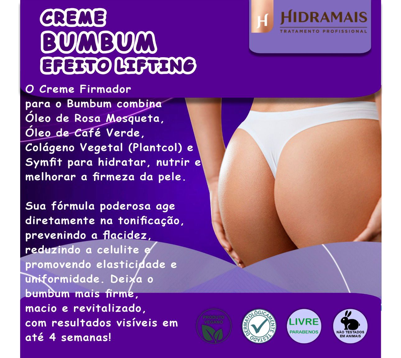 Hidramais BUMBUM Cream - كريم بوم بوم البرازيلي لشد المؤخرة