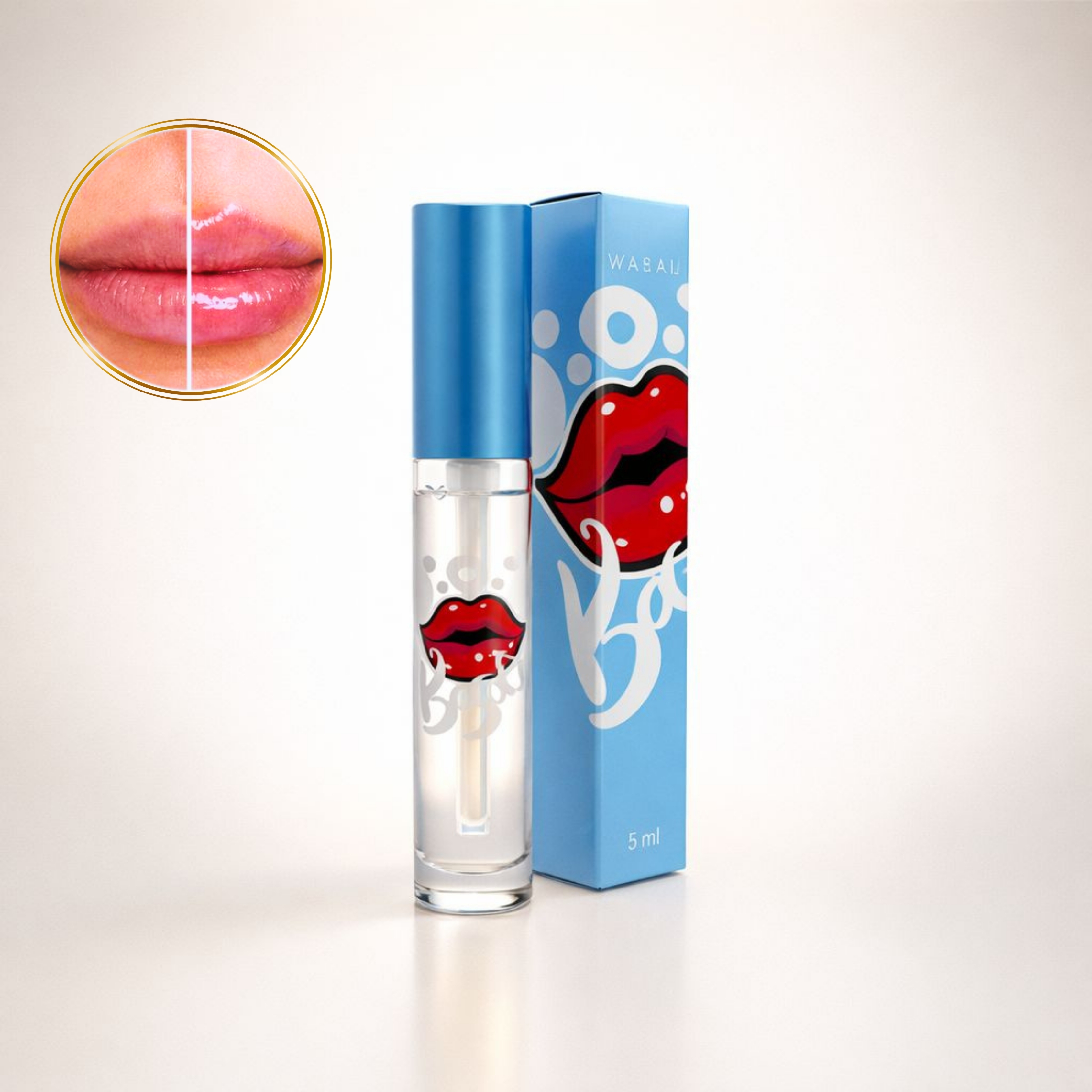 غلوس و نافخ فوري للشفايف - فيتامين E