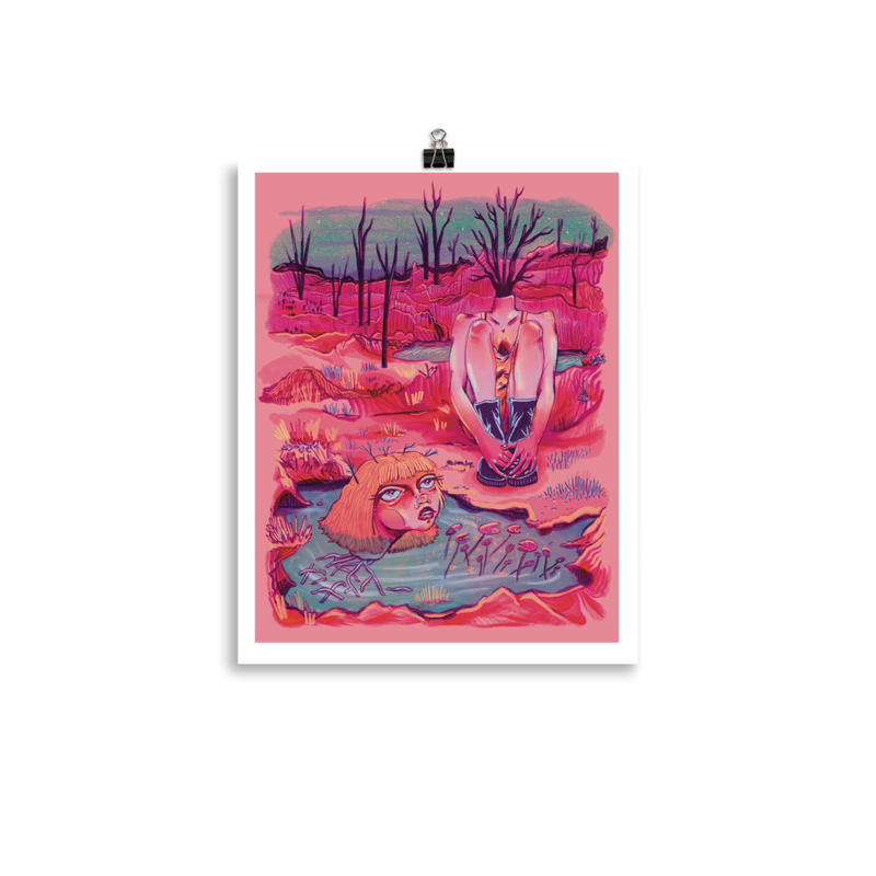 Head in the Roots-Body in the Trees (Art Print)