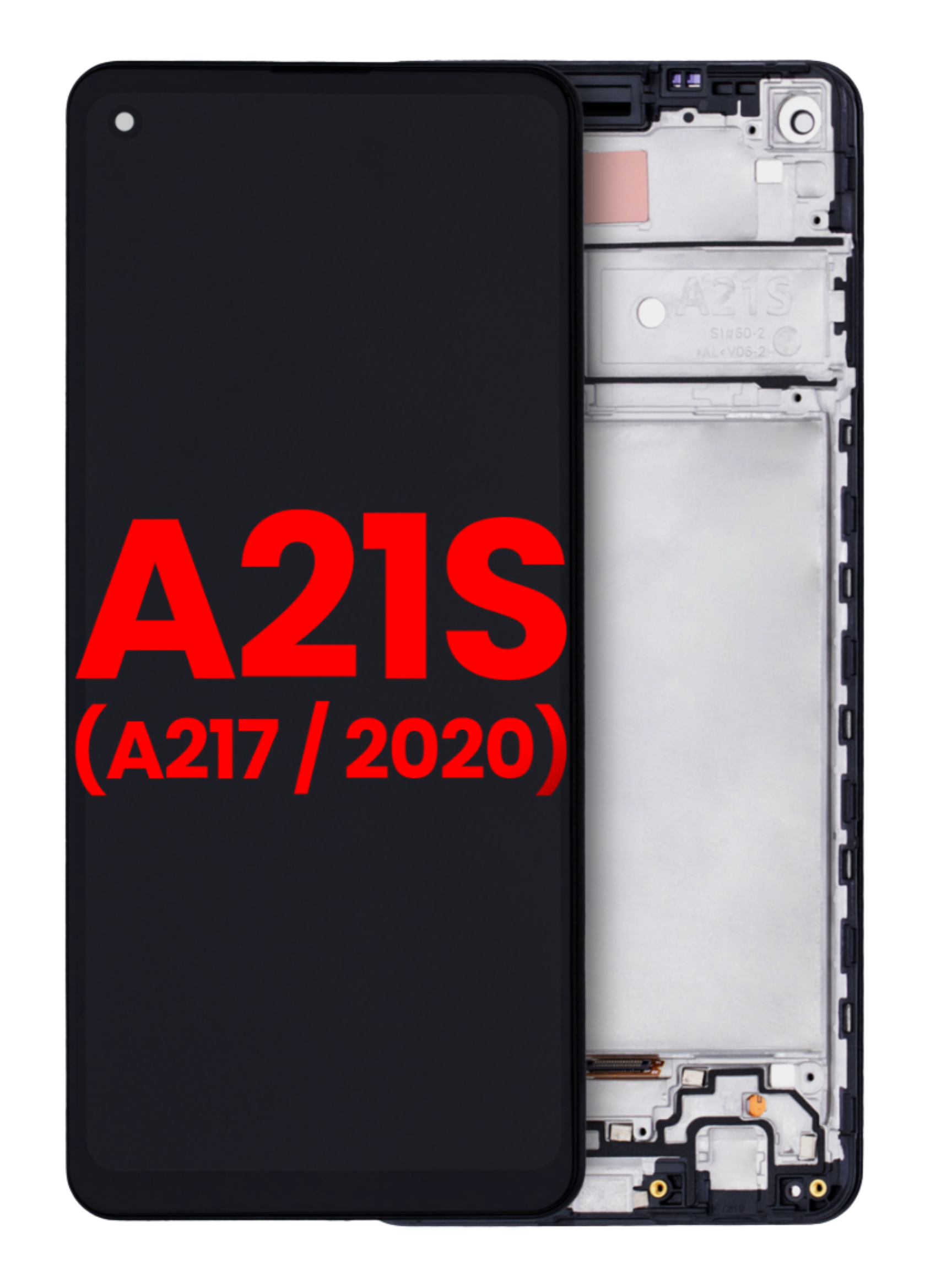 LCD Assembly With Frame Compatible For Samsung Galaxy A21s (A217 / 2020) (Aftermarket Plus) (All Colors)