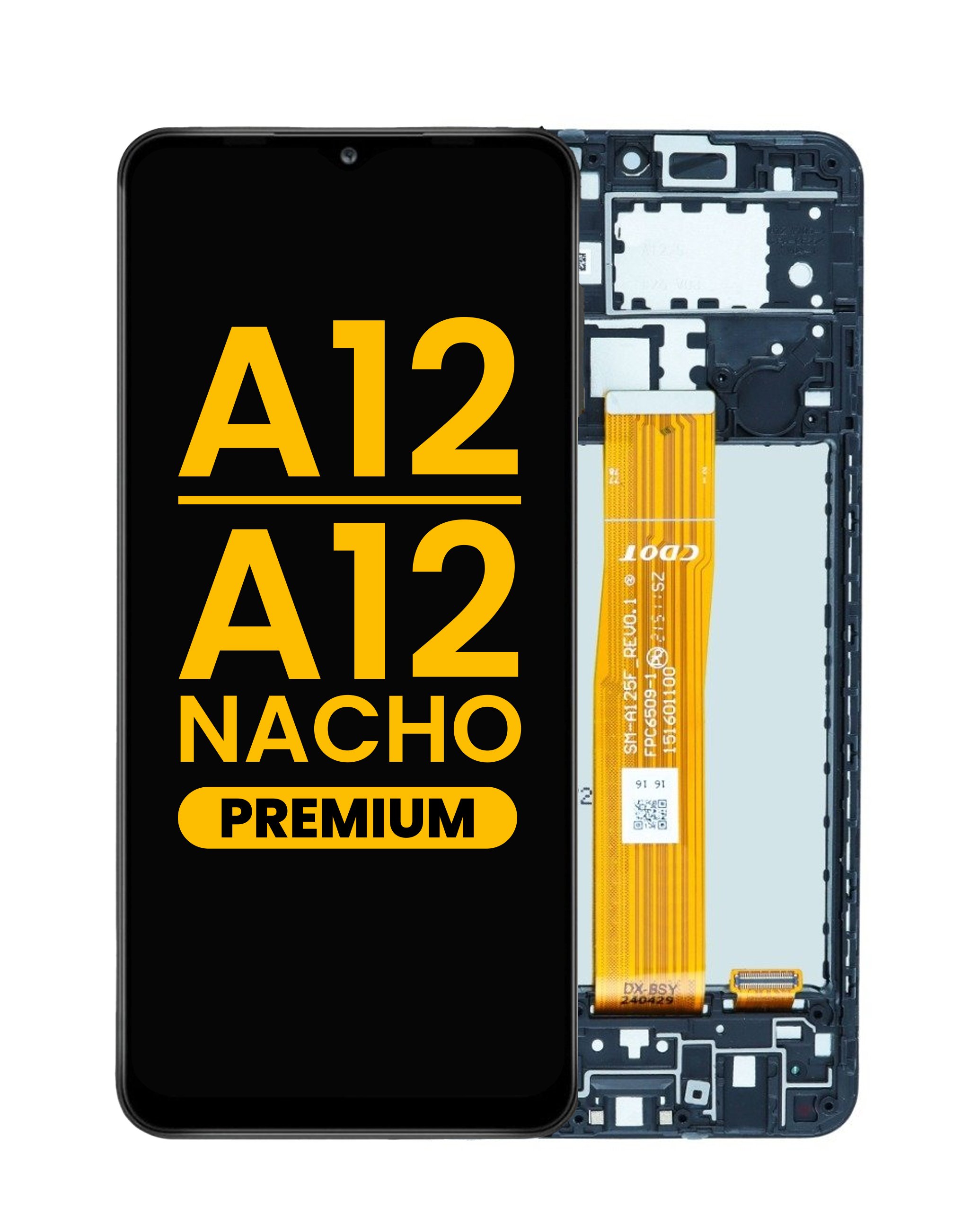 LCD Assembly with Frame for Galaxy A12 (A125 / 2020) / A12 Nacho (A127 / 2021) (Premium)