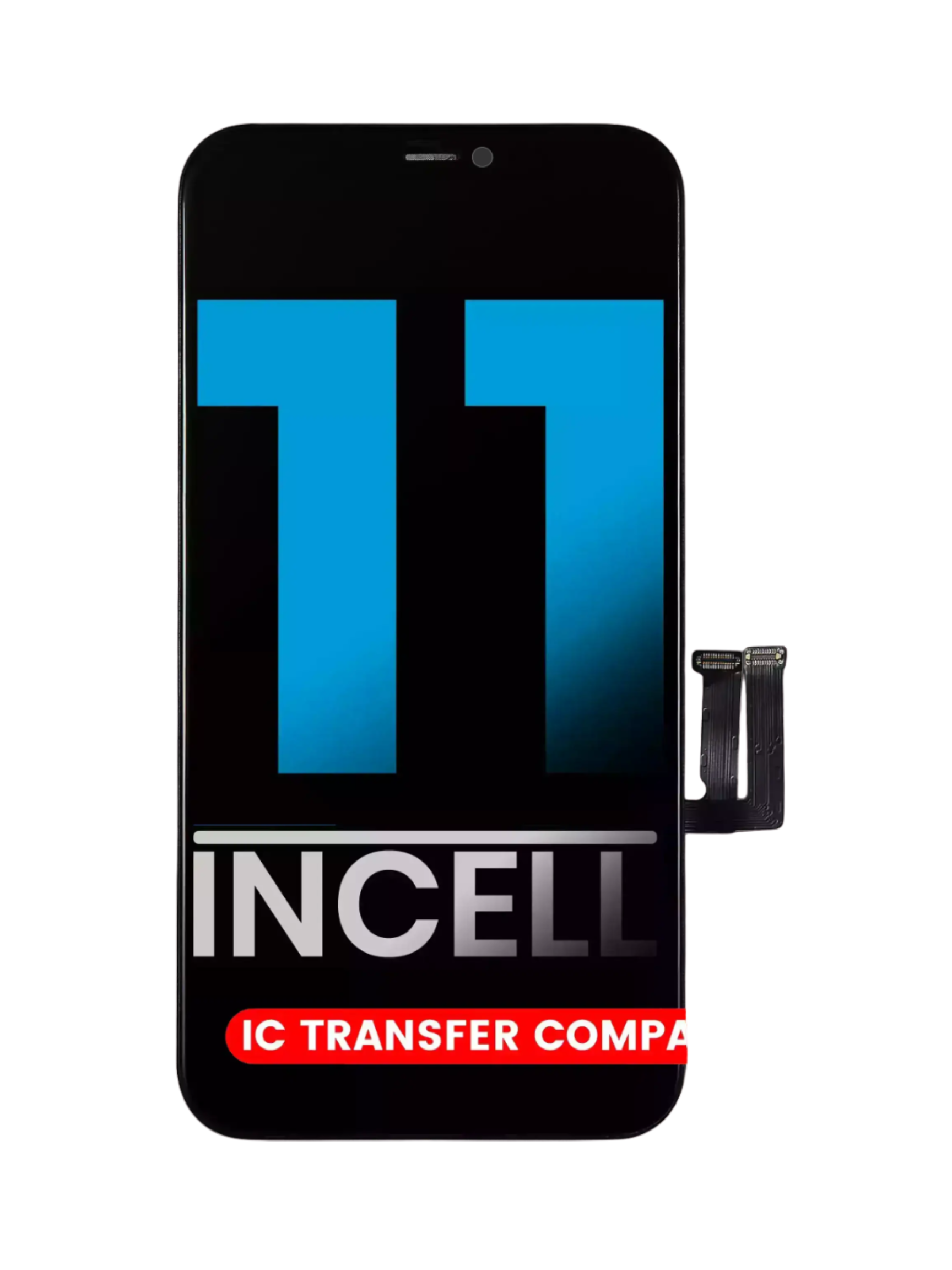 LCD Assembly With Steel Plate Pre-Installed Compatible For iPhone 11 (Aftermarket / Incell)