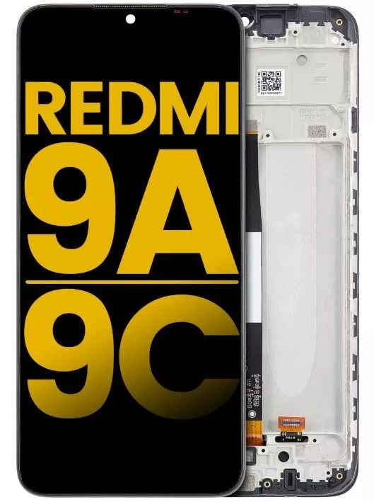 LCD Assembly With Frame Compatible For Xiaomi Redmi 9C / 9A / 9AT / POCO C31 / 10A (Refurbished) (All Colors)
