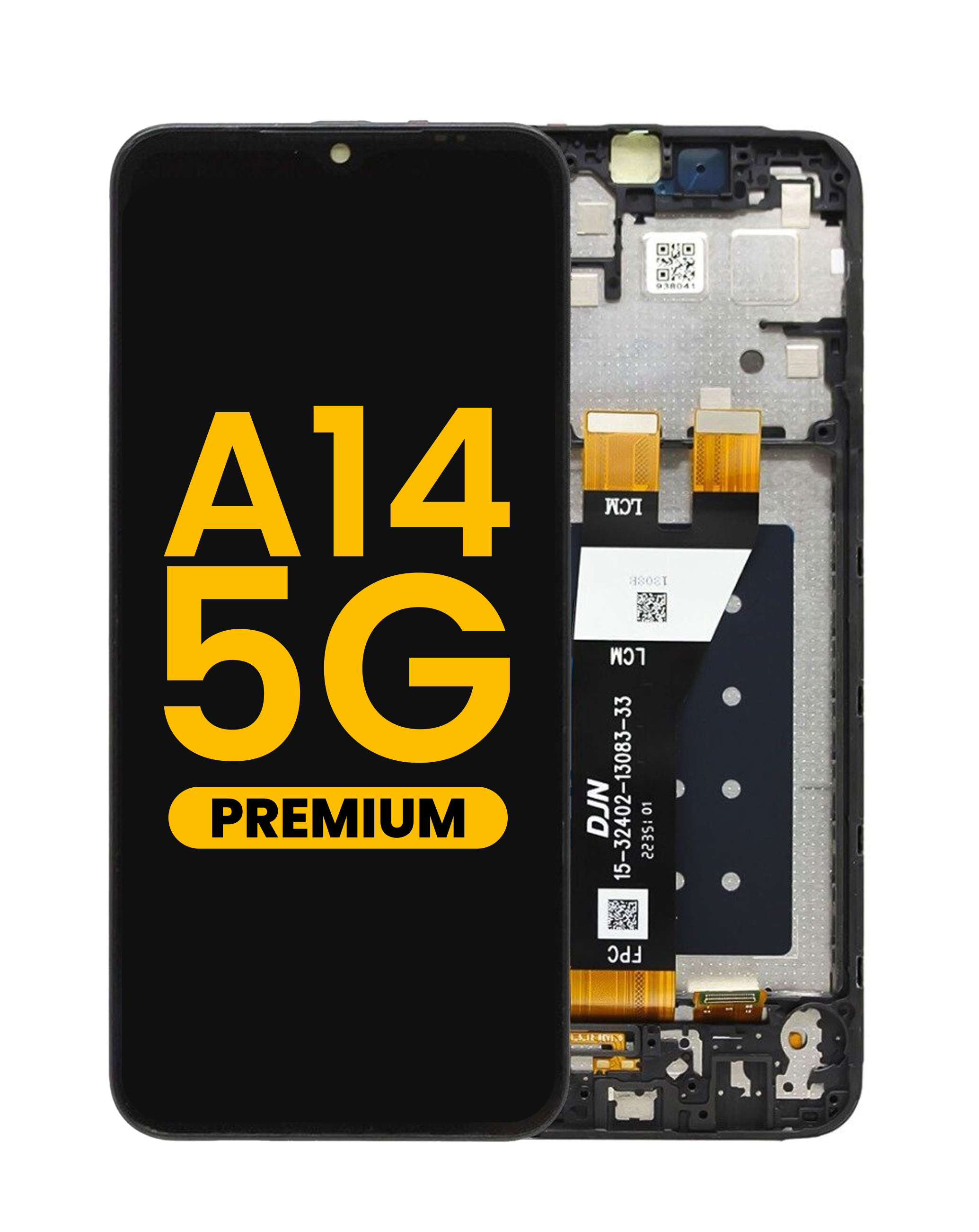 LCD Assembly with Frame (BLACK) for Galaxy A14 5G (A146U / 2023) (Premium)