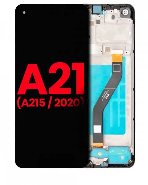 LCD Assembly With Frame Compatible For Samsung Galaxy A21 (A215 / 2020) (Aftermarket Plus)