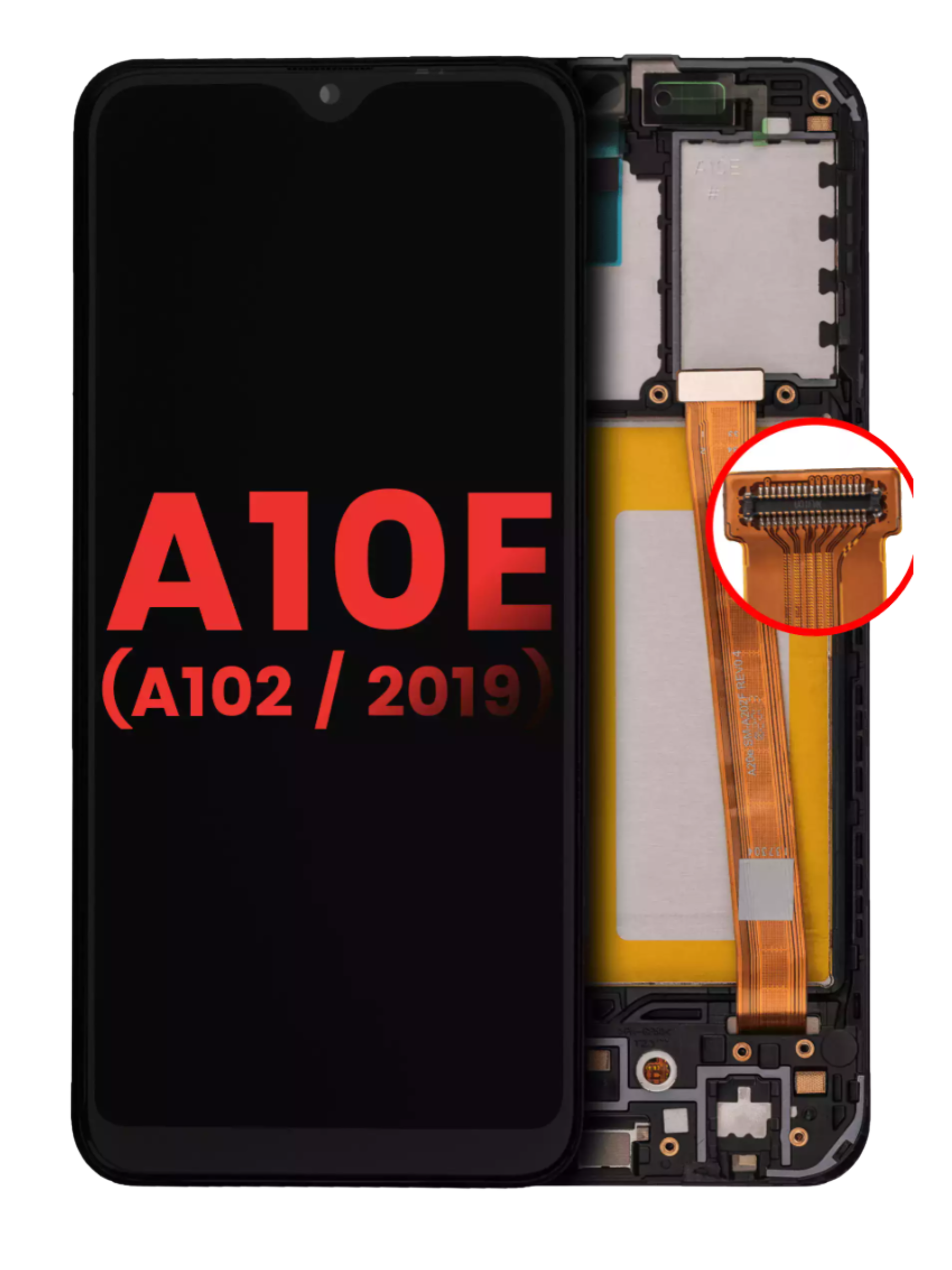 LCD Assembly With Frame Compatible For Samsung Galaxy A10E (A102 / 2019) (Aftermarket Plus) (All Colors)