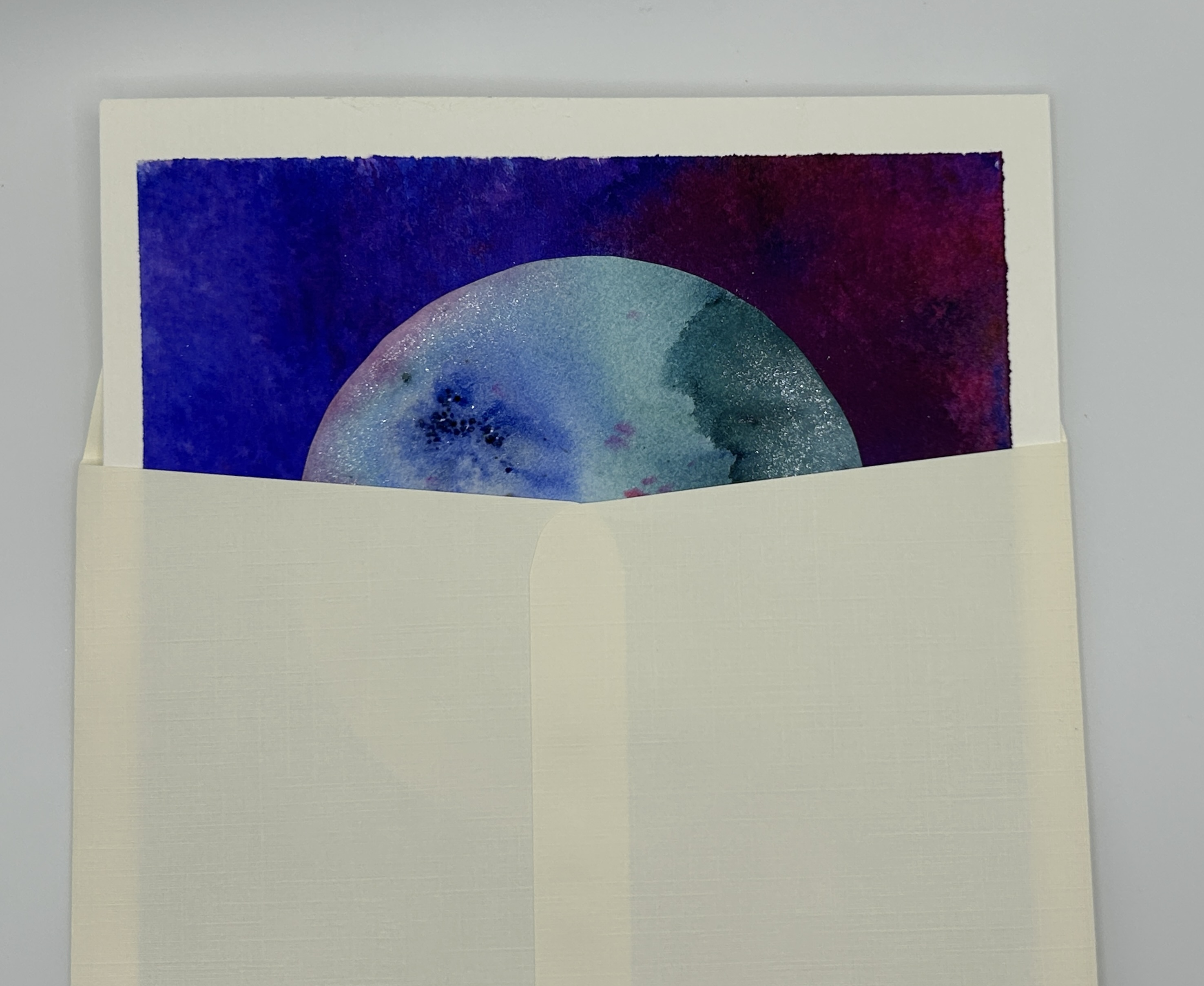 Abstract Watercolor Collage – Original Art #8 (June 17 2026)
