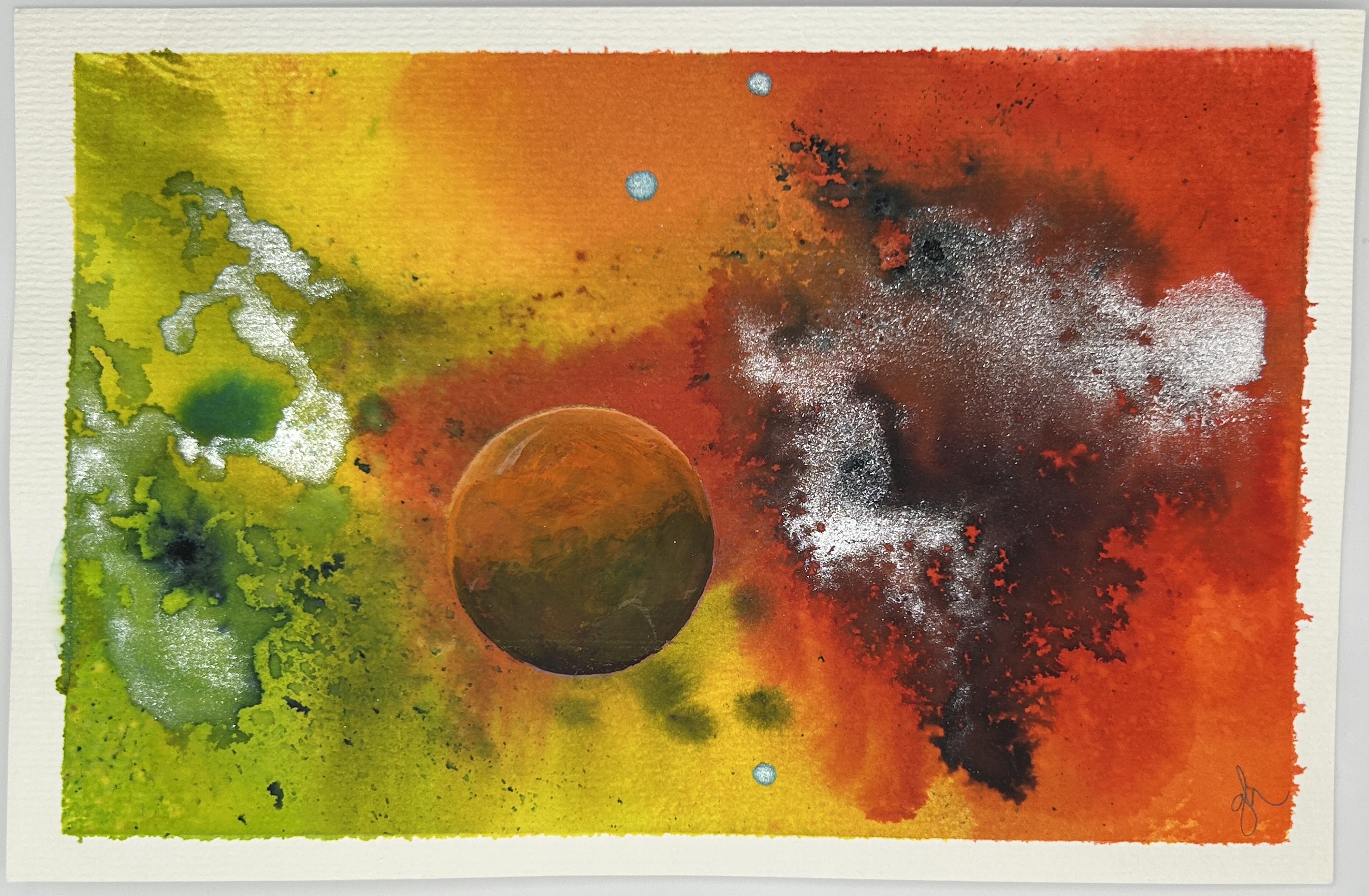 Abstract Watercolor – Original Art #10 (June 17 2026)