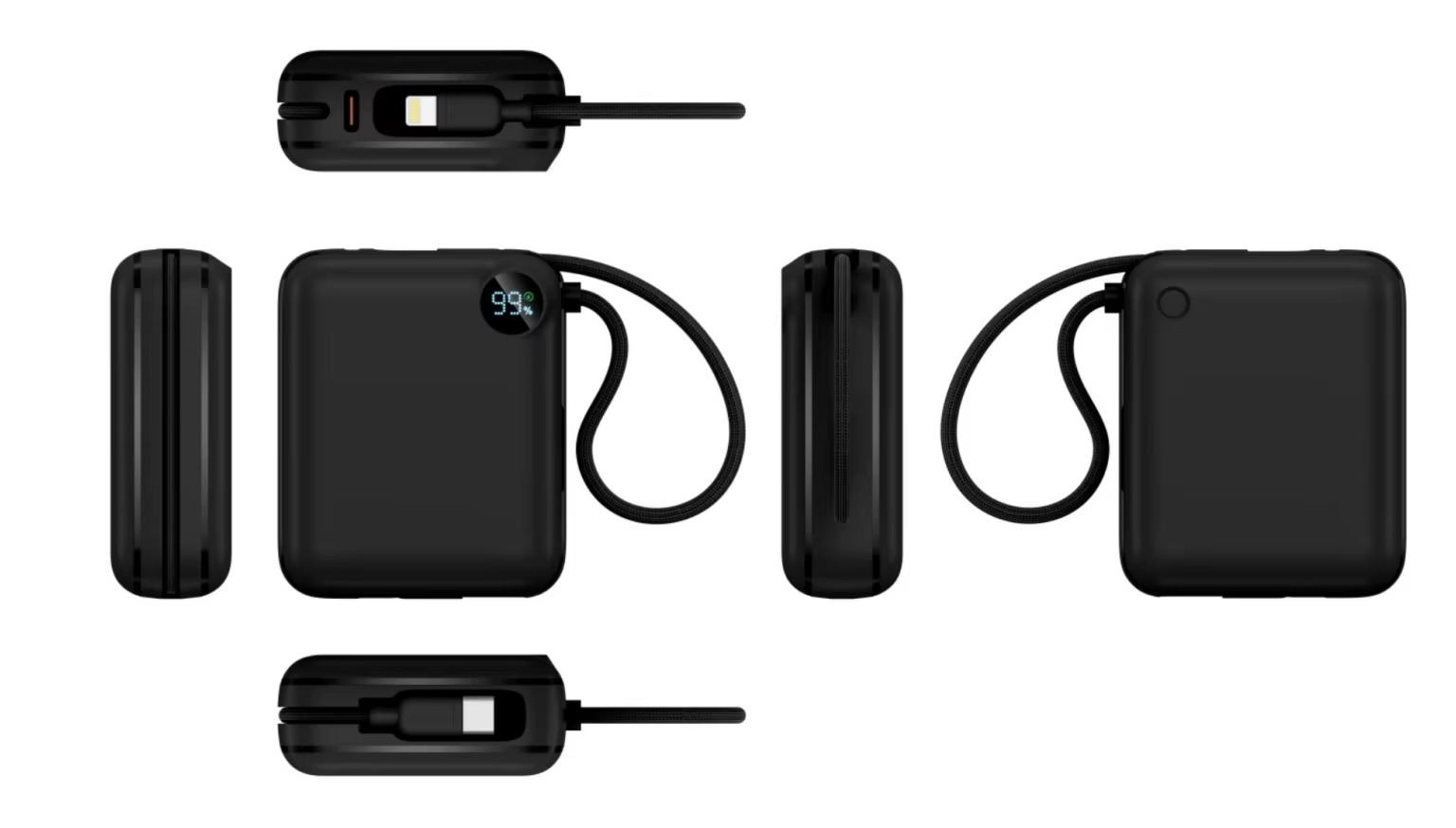 10000mah Power Bank 3C CE KC PSE for UL Certificated Portable Fast Charger Small Mini Logo High Key Chain