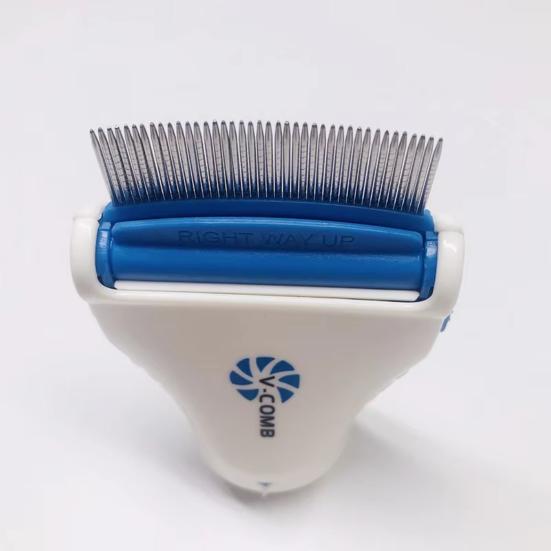 Pet Flea Lice Removal Comb Electric Cat Dog Hair Lice Cleaning Stainless Steel Grooming Comb