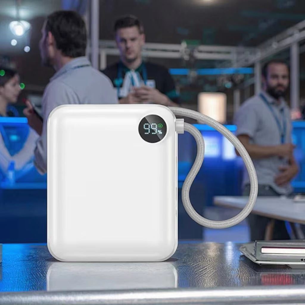 10000mah Power Bank 3C CE KC PSE for UL Certificated Portable Fast Charger Small Mini Logo High Key Chain