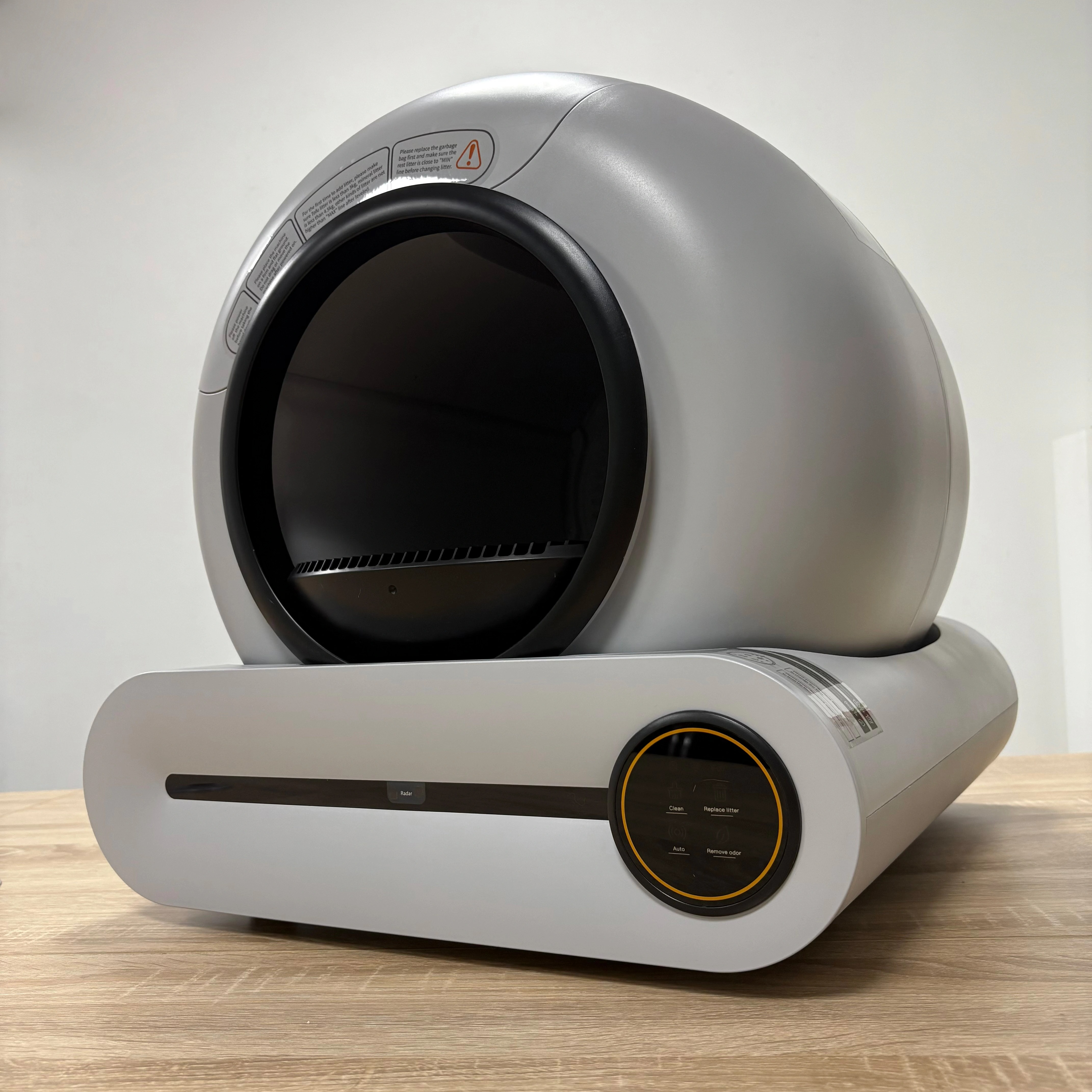 Smart Cat Litter Box With Wifi Odor Control 65L Large Space Self-Cleaning Automatic Cat Toilet