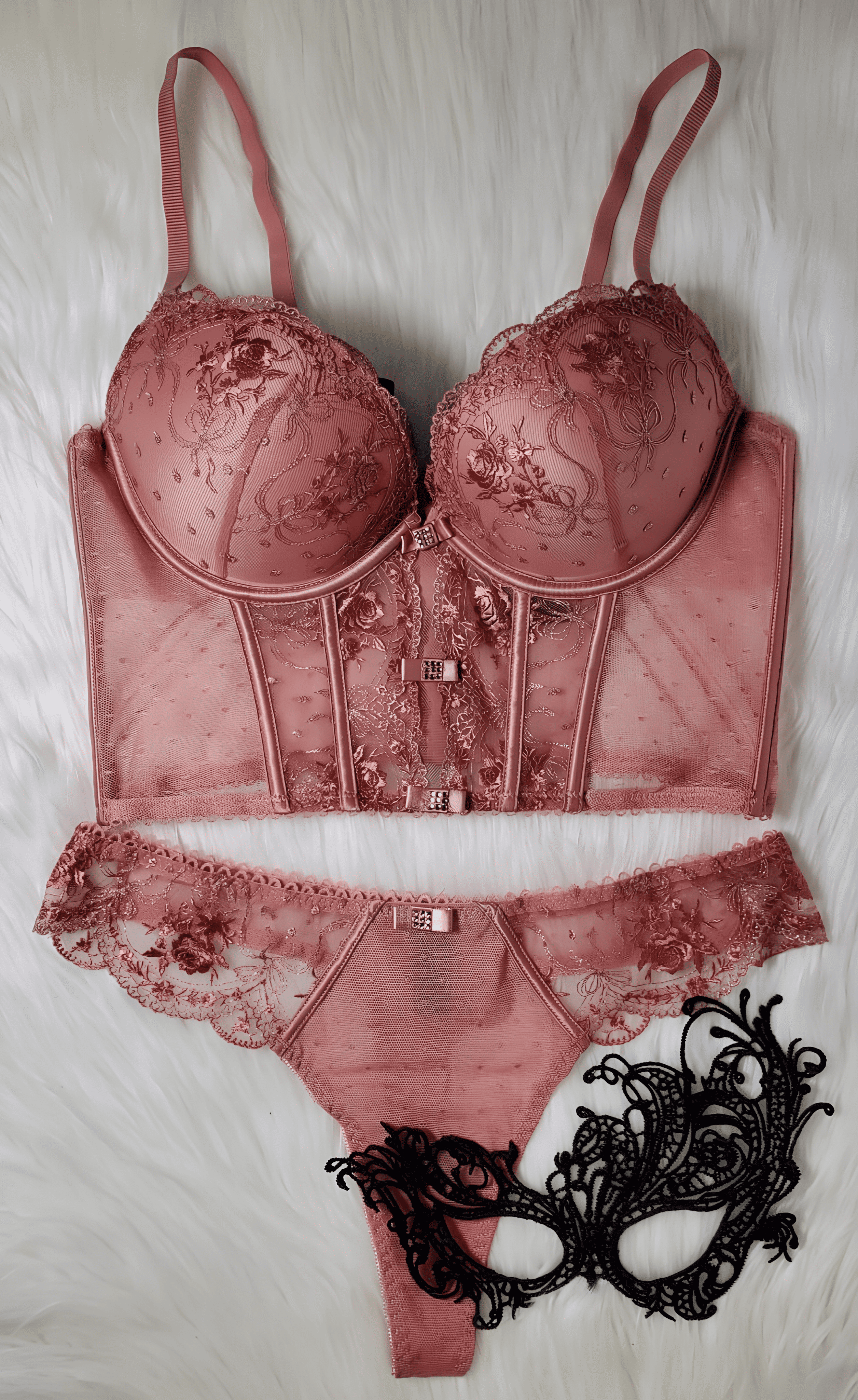 Conjunto Rosa Palido