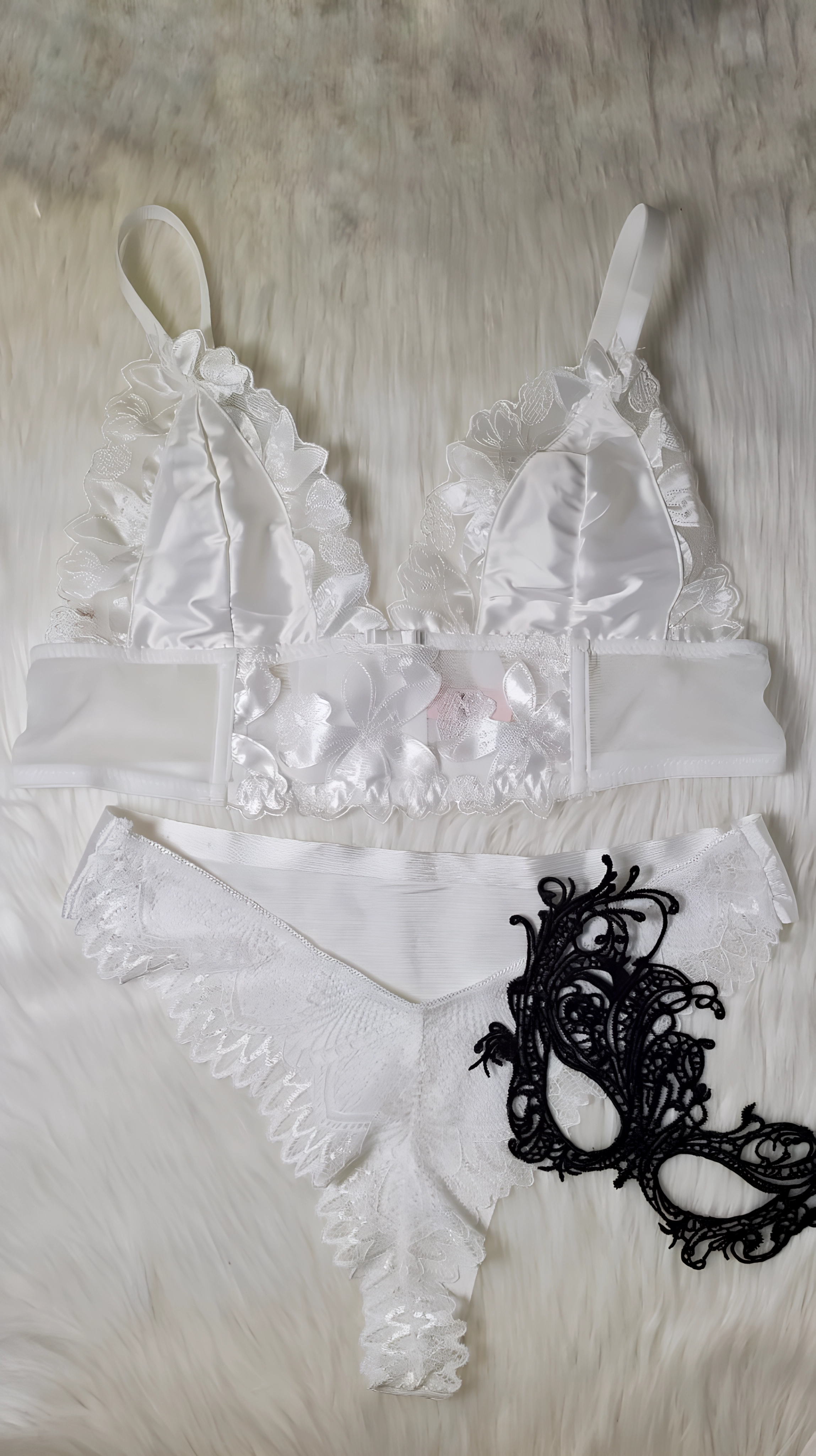 Conjunto Caricia Blanca